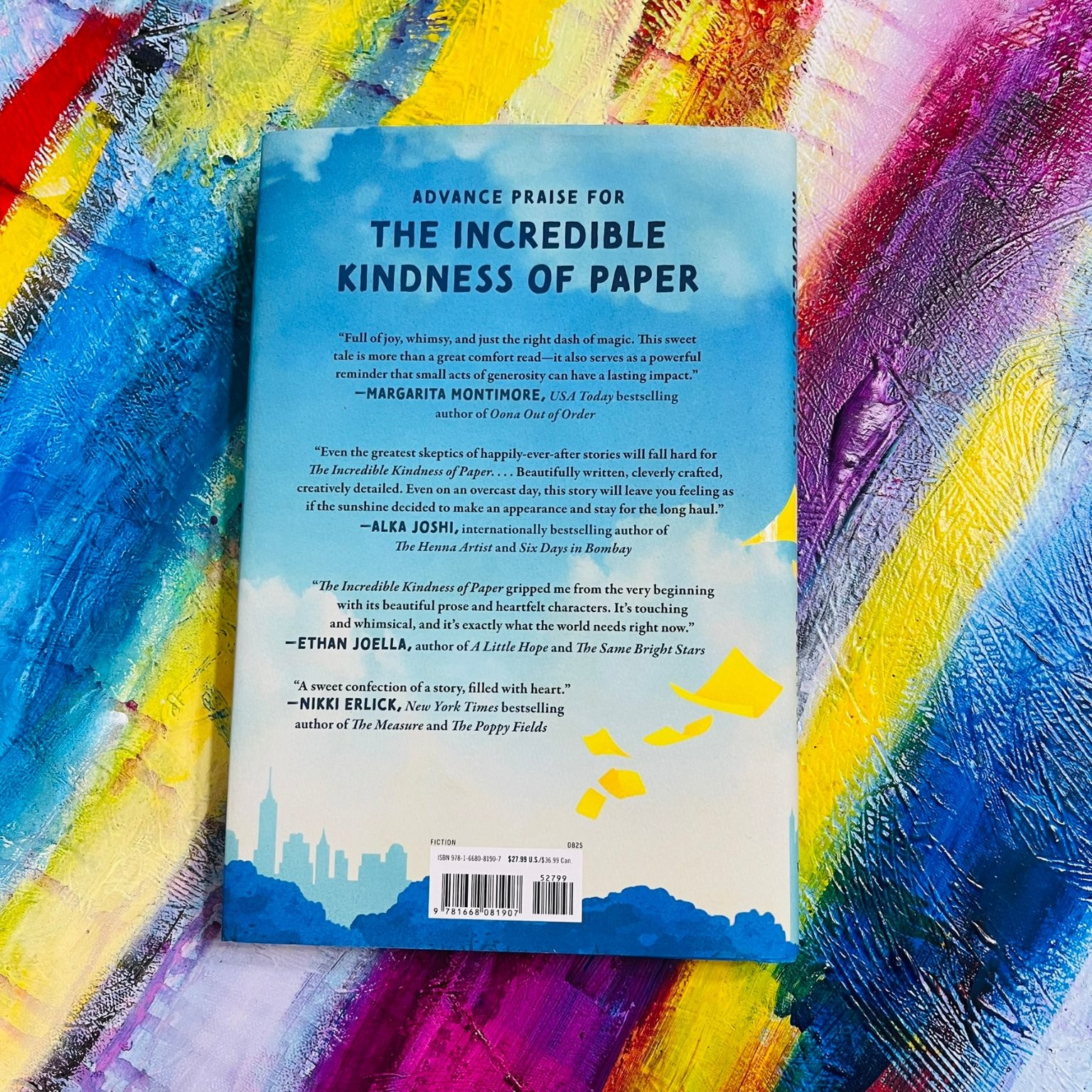Incredible Kindness of Paper Evelyn Skye 2025 First Edition Novel Atria Books