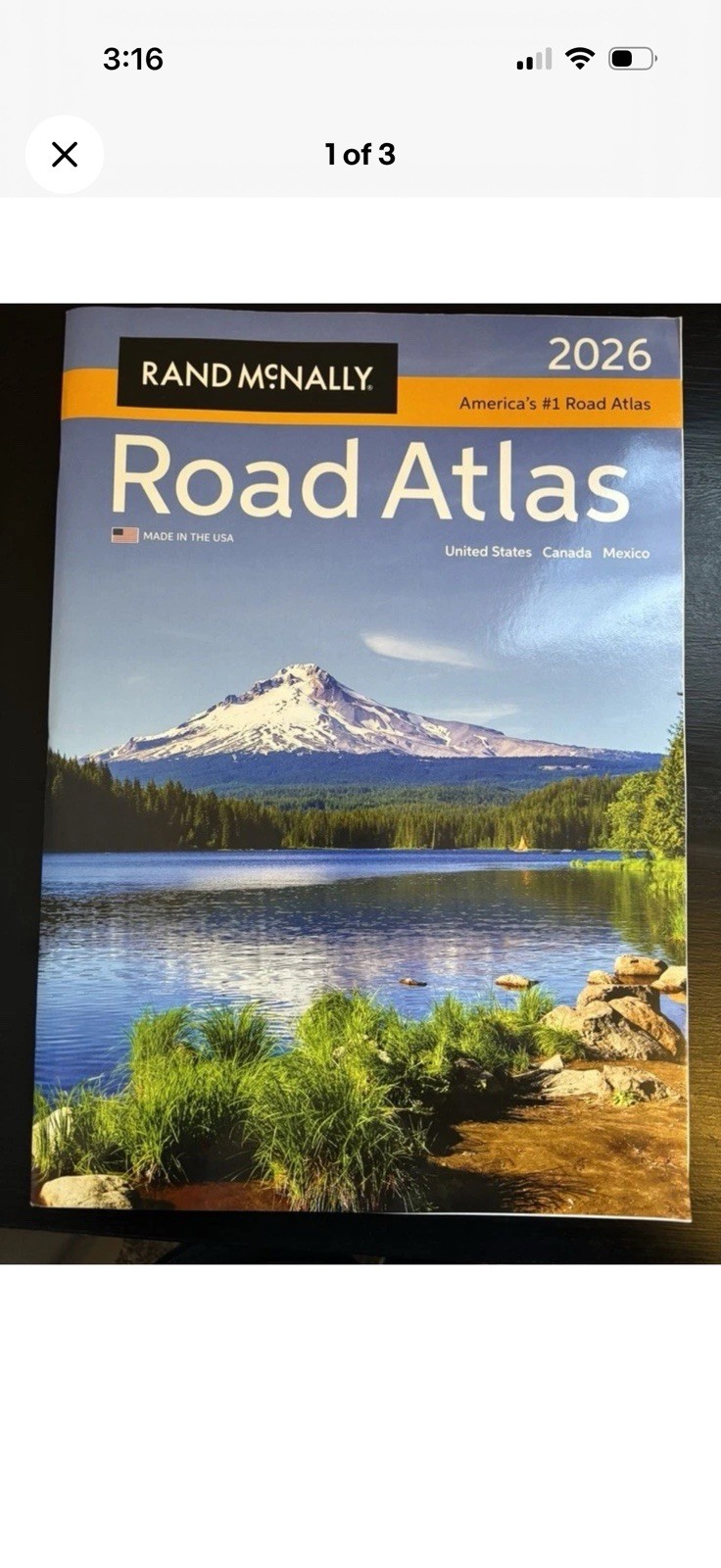 2026 Rand McNally Road Atlas Guide United States Canada Mexico BRAND NEW