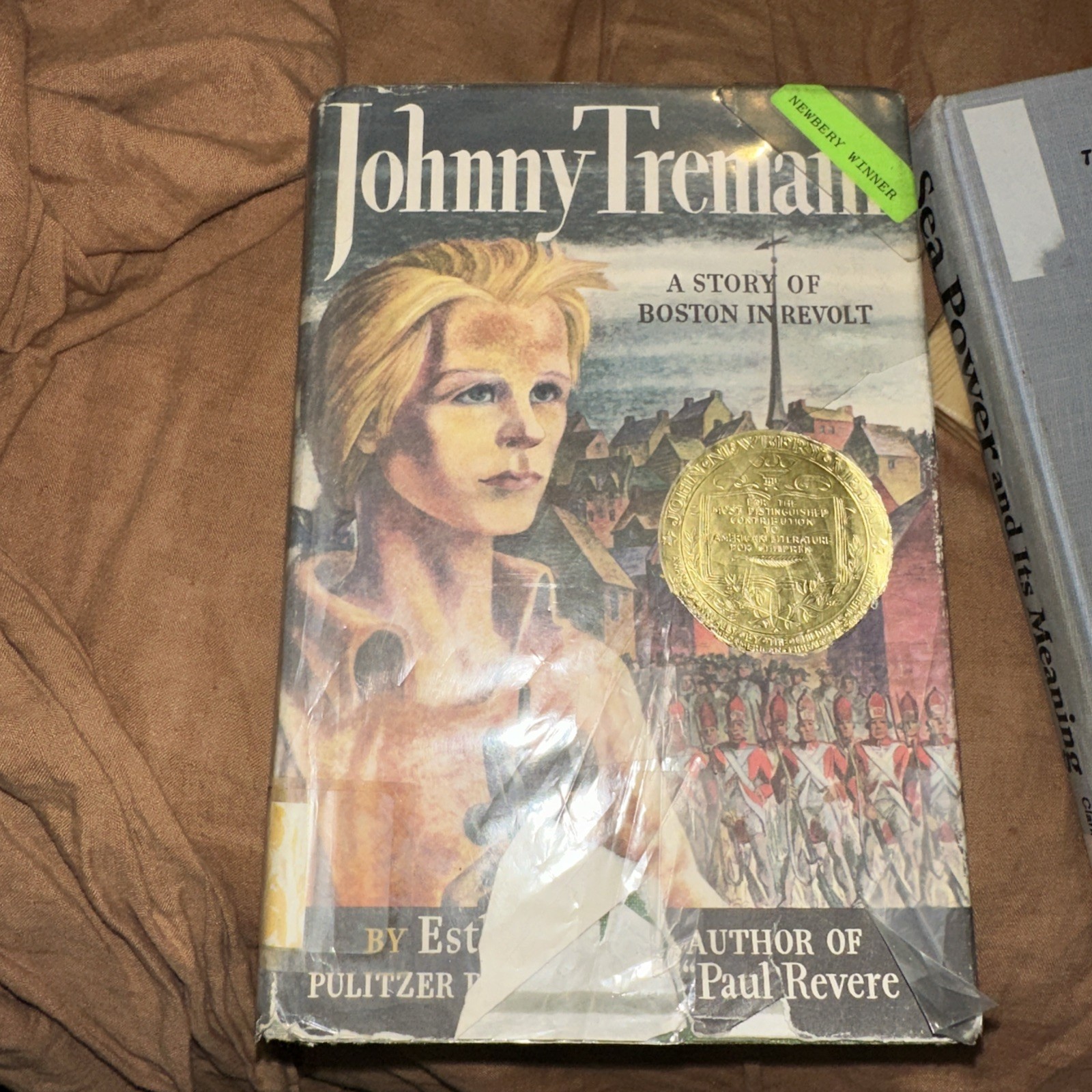 Johnny Tremain By Esther Forbes, hardcover dust jacket 1943