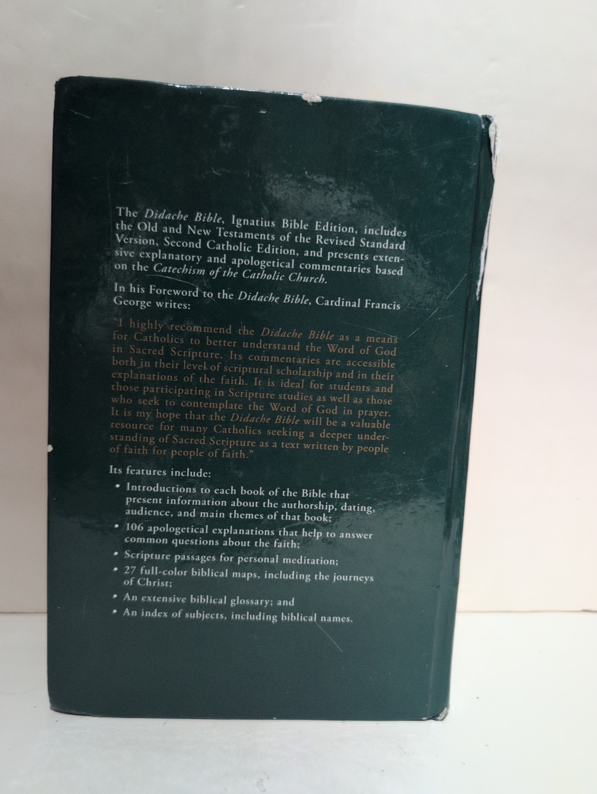 The Didache Bible: Catechism of the Catholic Church Ignatius Bible Edition Green
