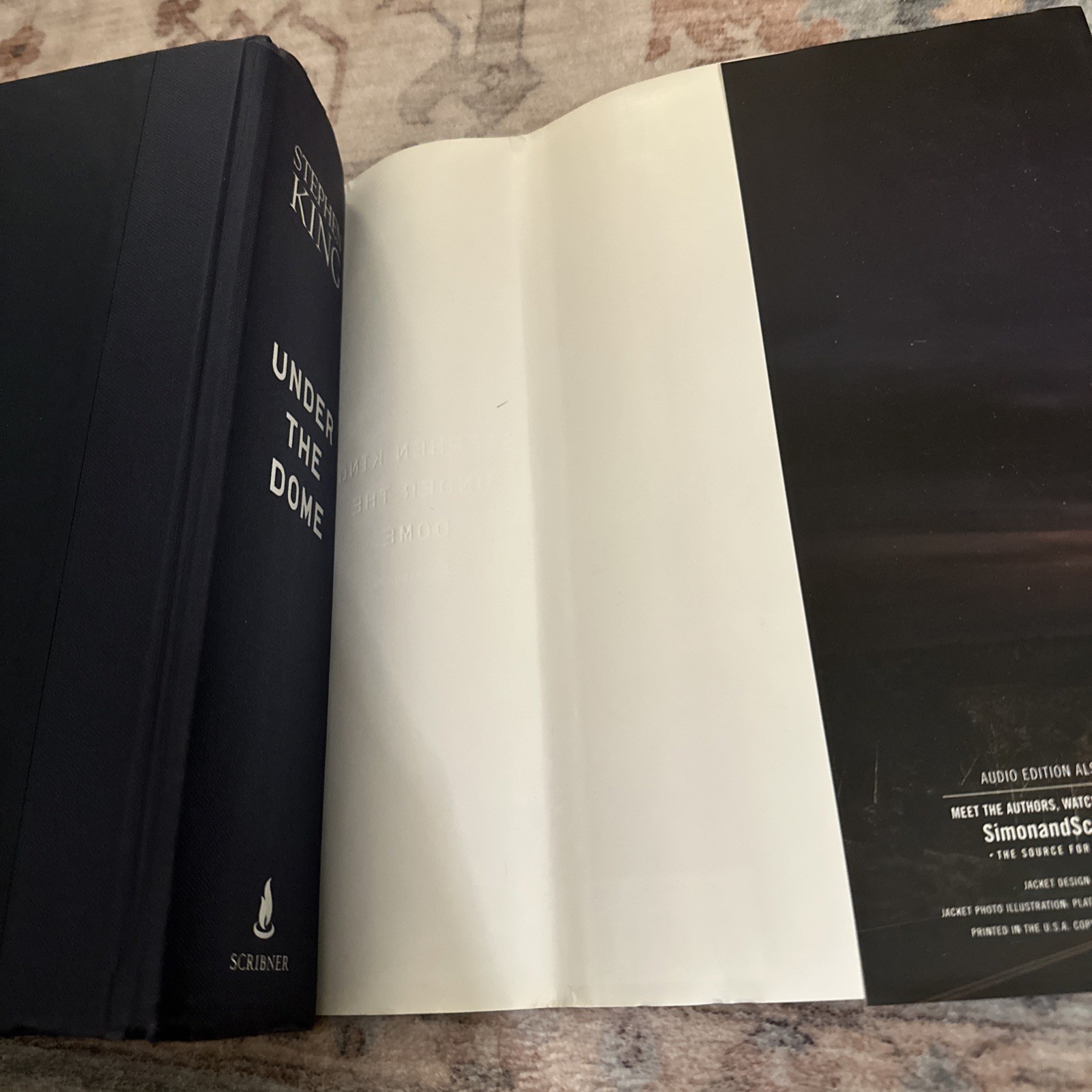 Under the Dome by Stephen King 2009 1st FIRST Edition 1st Print HC/DJ