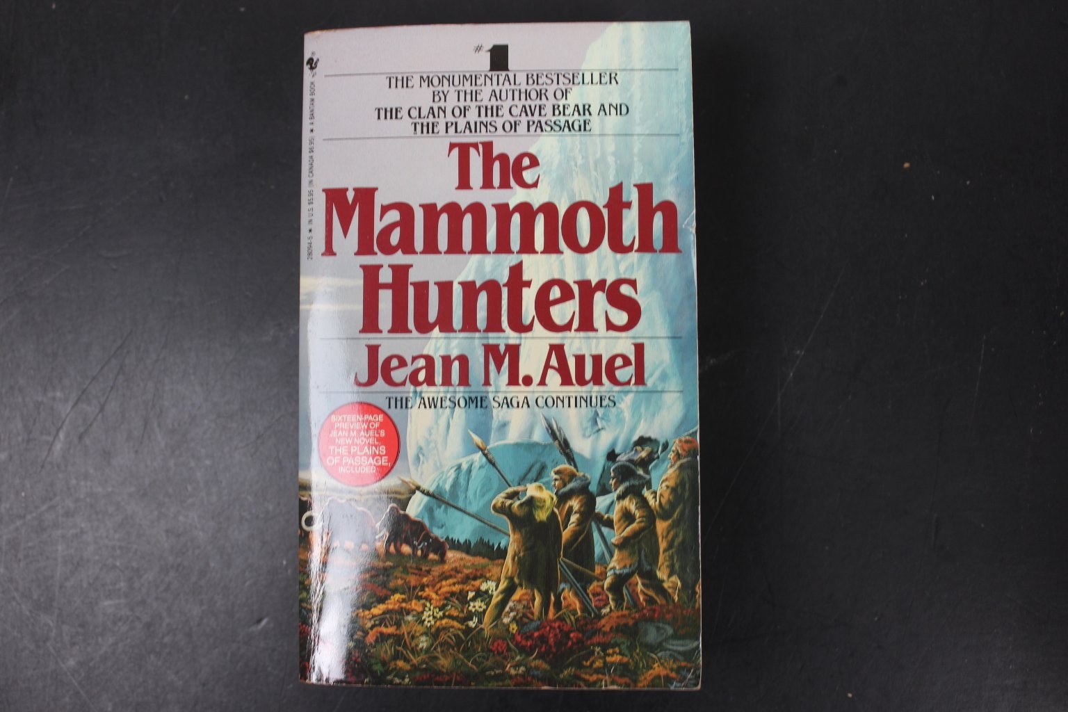 Mammoth Hunters Jean M. Auel 1986 Earth’s Children Saga Bantam Paperback PB