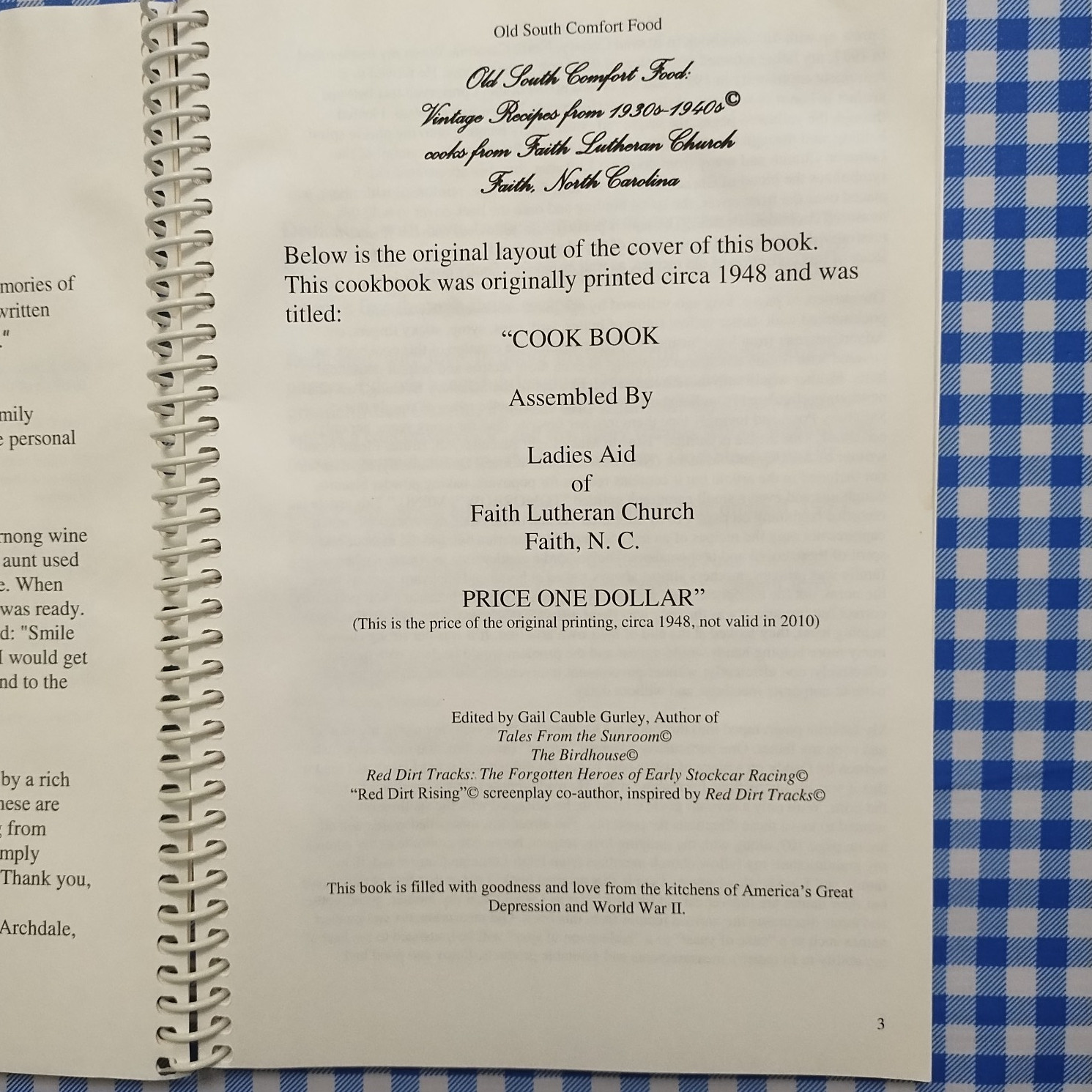 Old South Comfort Food Vintage Recipes From the 1930s-1940s Gail Cauble Gurley