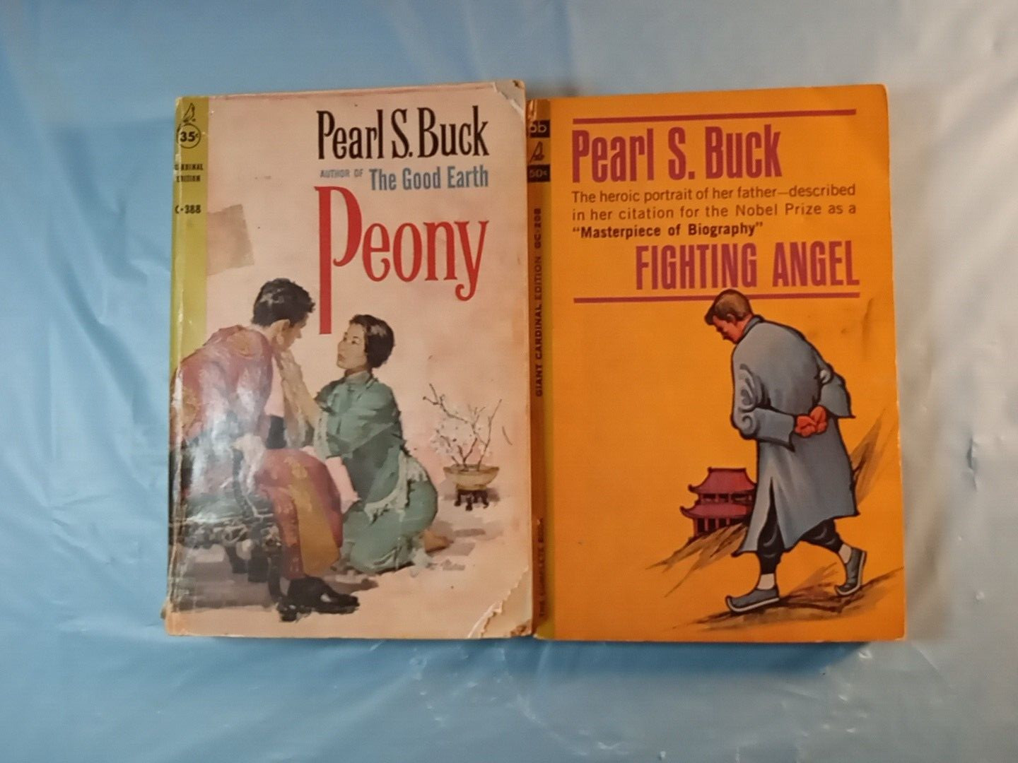 Pearl S. Buck Paperback Book Lot 4 Pocket Books Vintage early 1960s