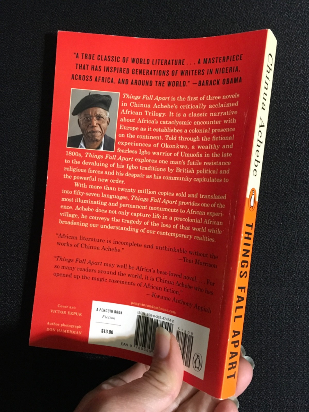 THINGS FALL APART Classic Novel by Chinua Achebe NEW Penguin PB QuikShip