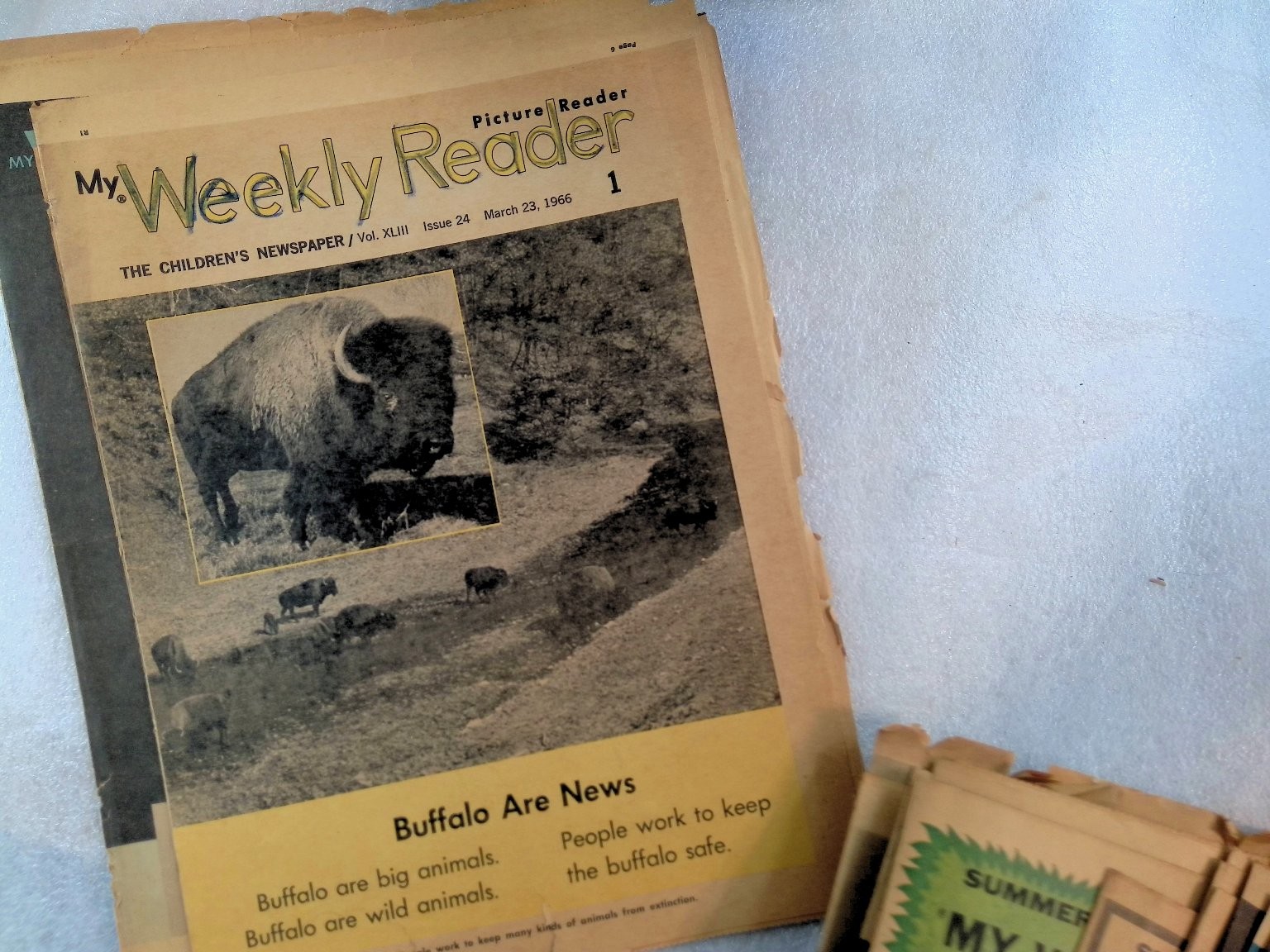 My Weekly Reader Children’s Newspaper Vintage 1960s Educational Lot