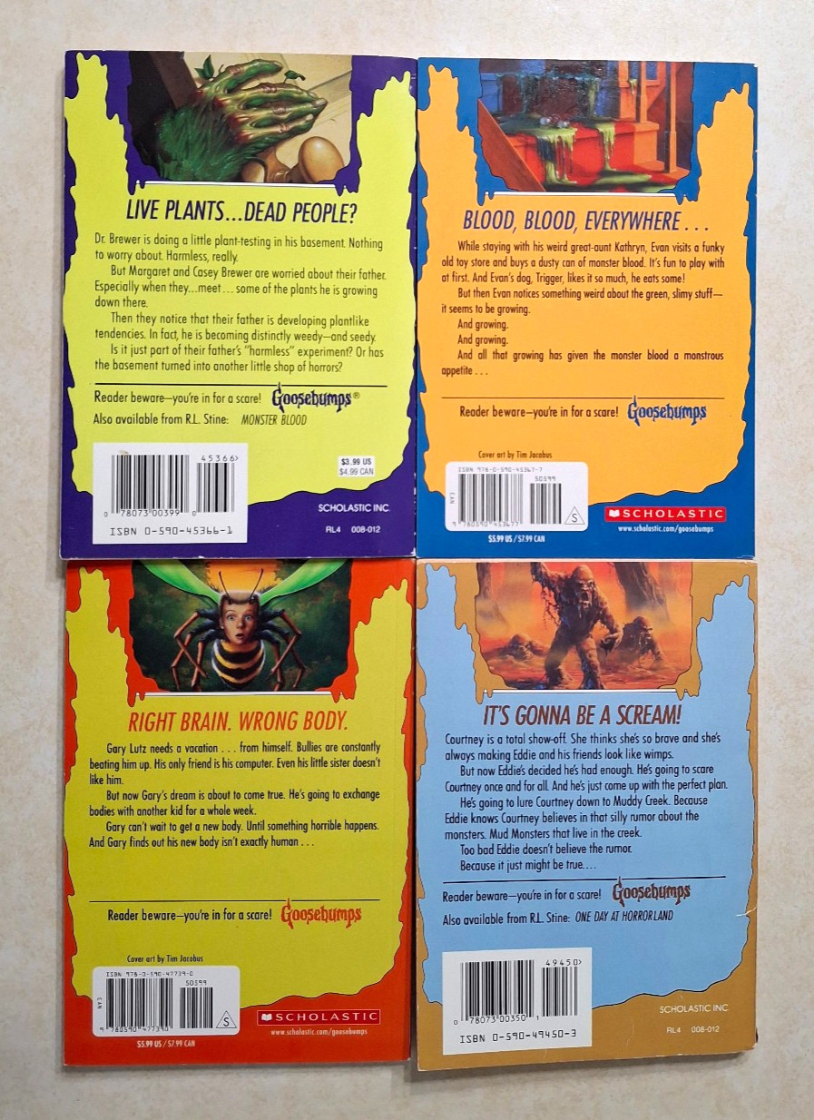 Goosebumps Books Lot of 17 R.L. Stine Mostly Vintage 1990s Paperbacks More Tales