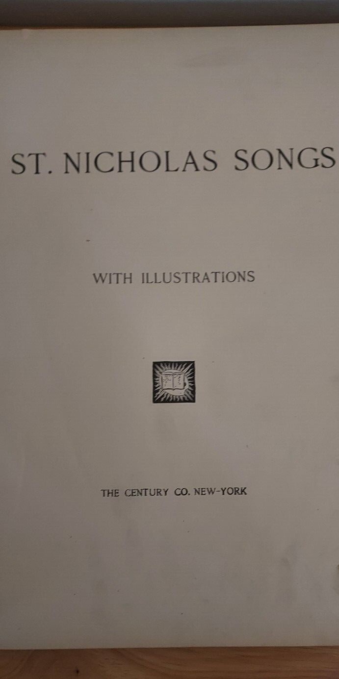 1885 St. Nicholas Songs Book, 190 pages