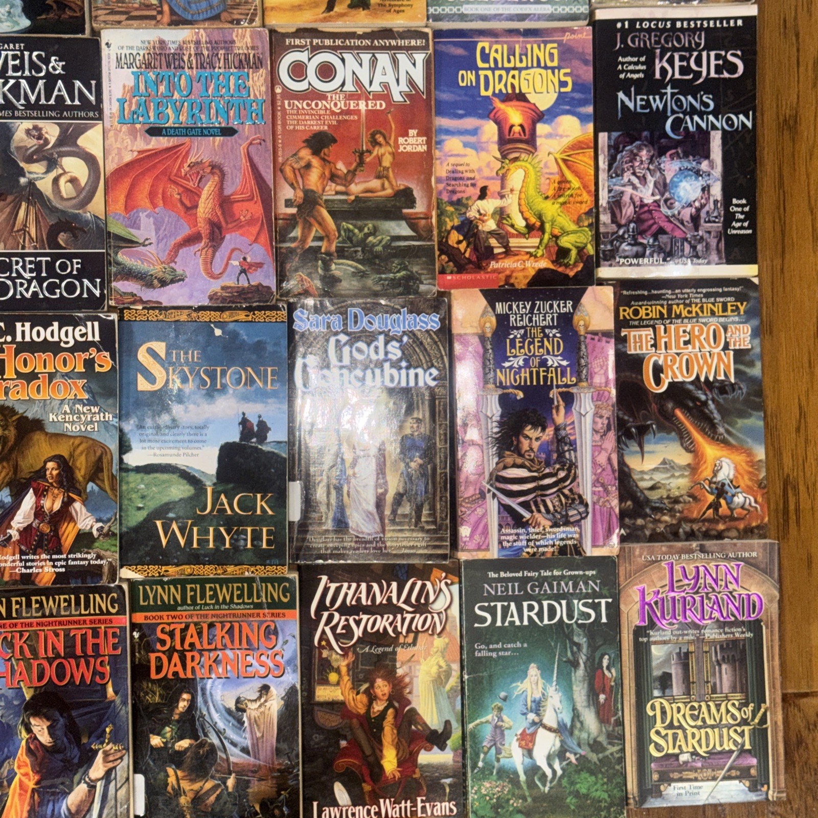 Fantasy/Science Fiction Vintage/Modern Lot 42 PB Book Mixed Authors & Titles B