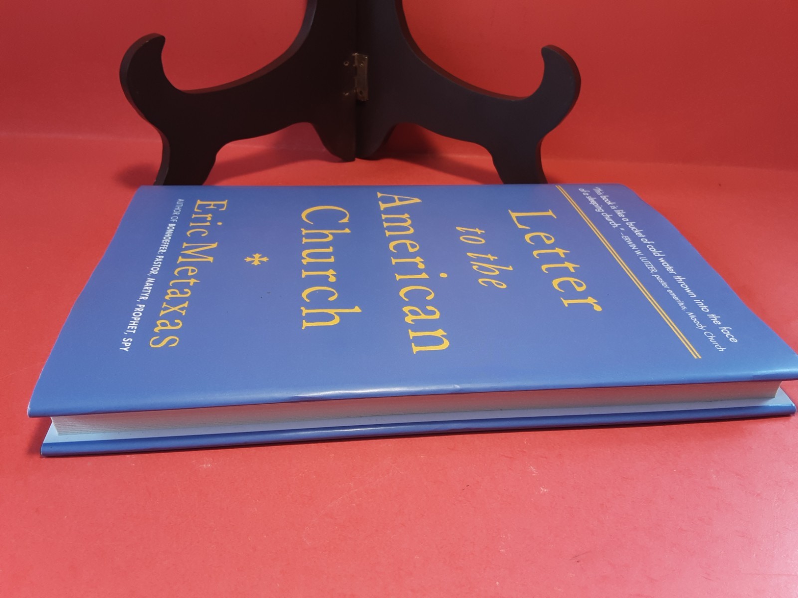 Letter To The American Church Eric Metaxas 2022 Hardcover VERY GOOD
