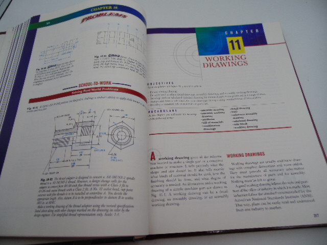 Mechanical Drawing Cad-Communications 12th Edition Text Book McGraw-Hill 1997