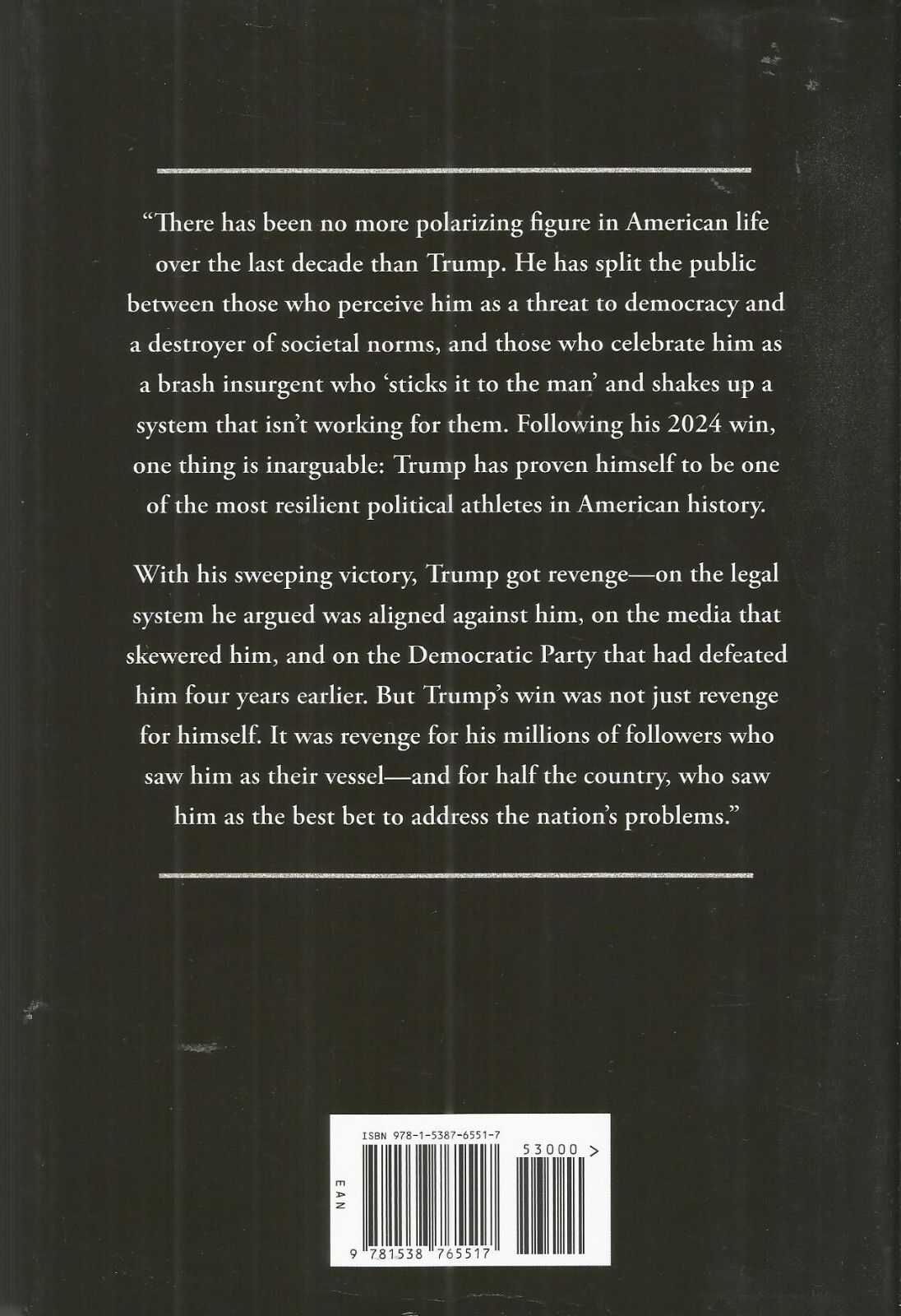 Revenge: The Inside Story of Trump’s Return to Power – Isenstadt – LIKE NEW