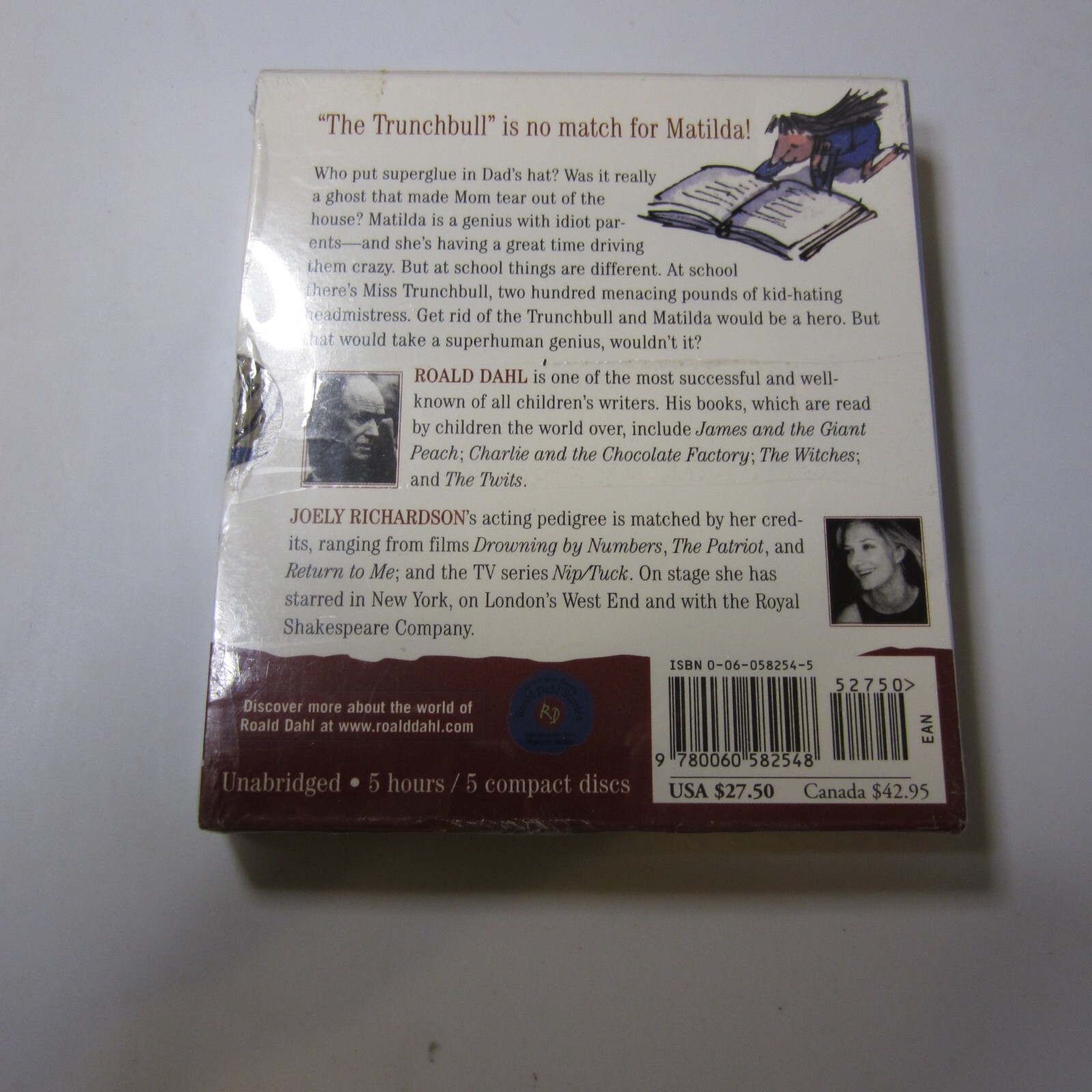 Matilda Unabridged CD Audio Book New Sealed