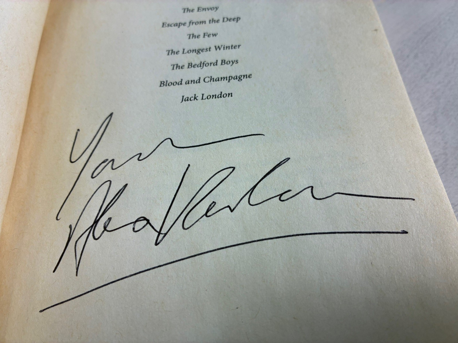 The Liberator (2012) by Alex Kershaw – SIGNED by Author! VG+ PB – Broadway Books