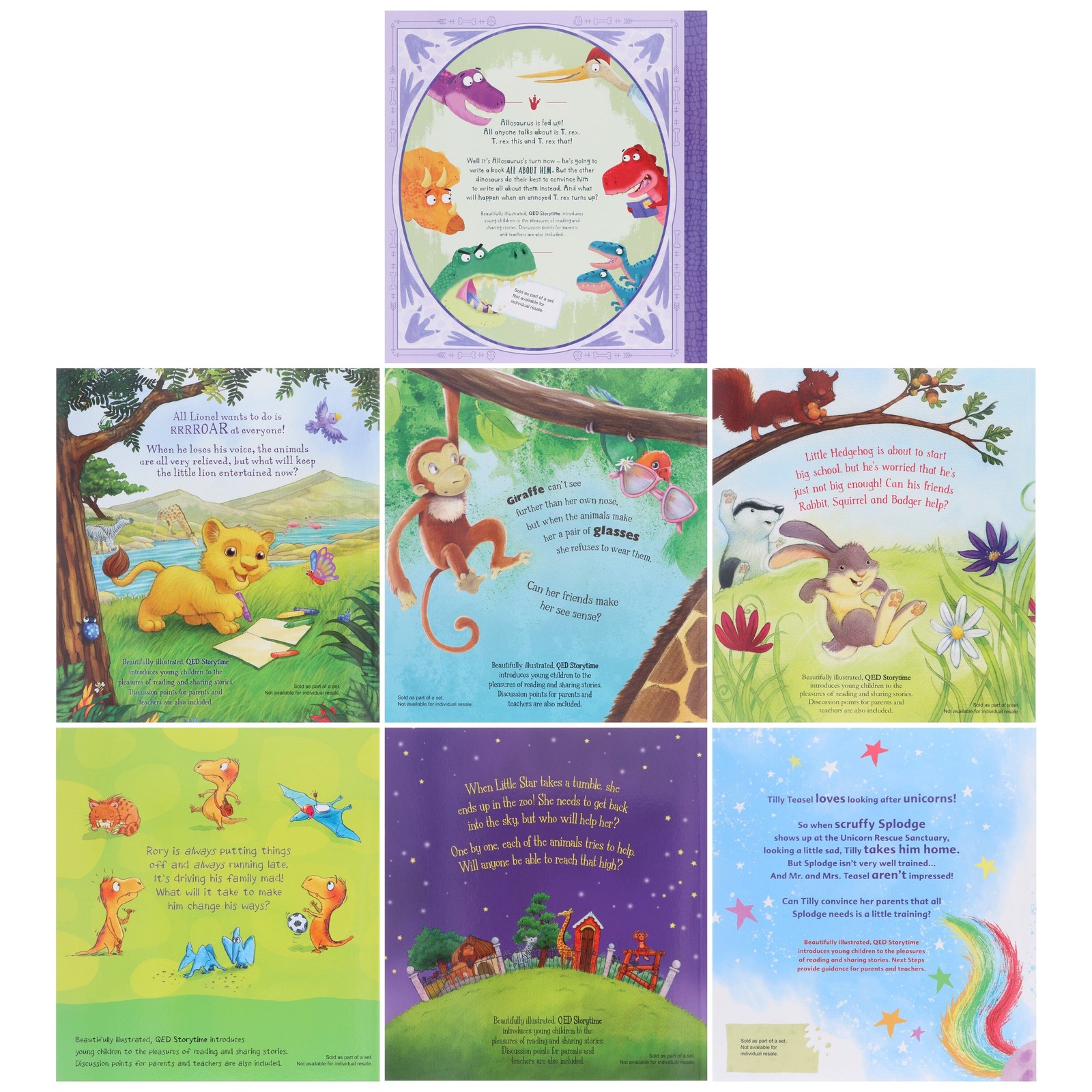 Storytime Picture Books Collection 7 Books Set – Ages 2-8 – Paperback