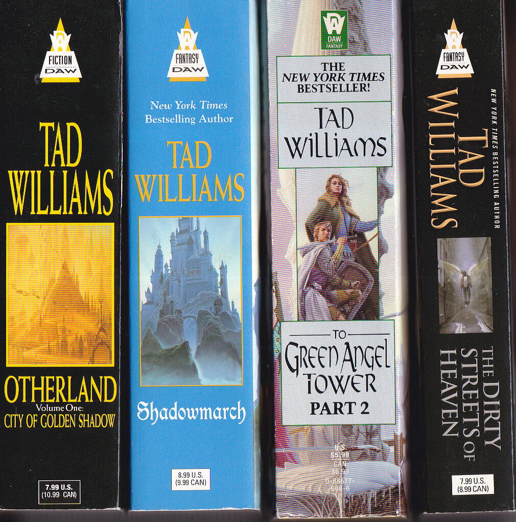 TAD WILLIAMS FANTASY LOT – 4 PB Near Fine – Otherland Shadowmarch Dirty Streets