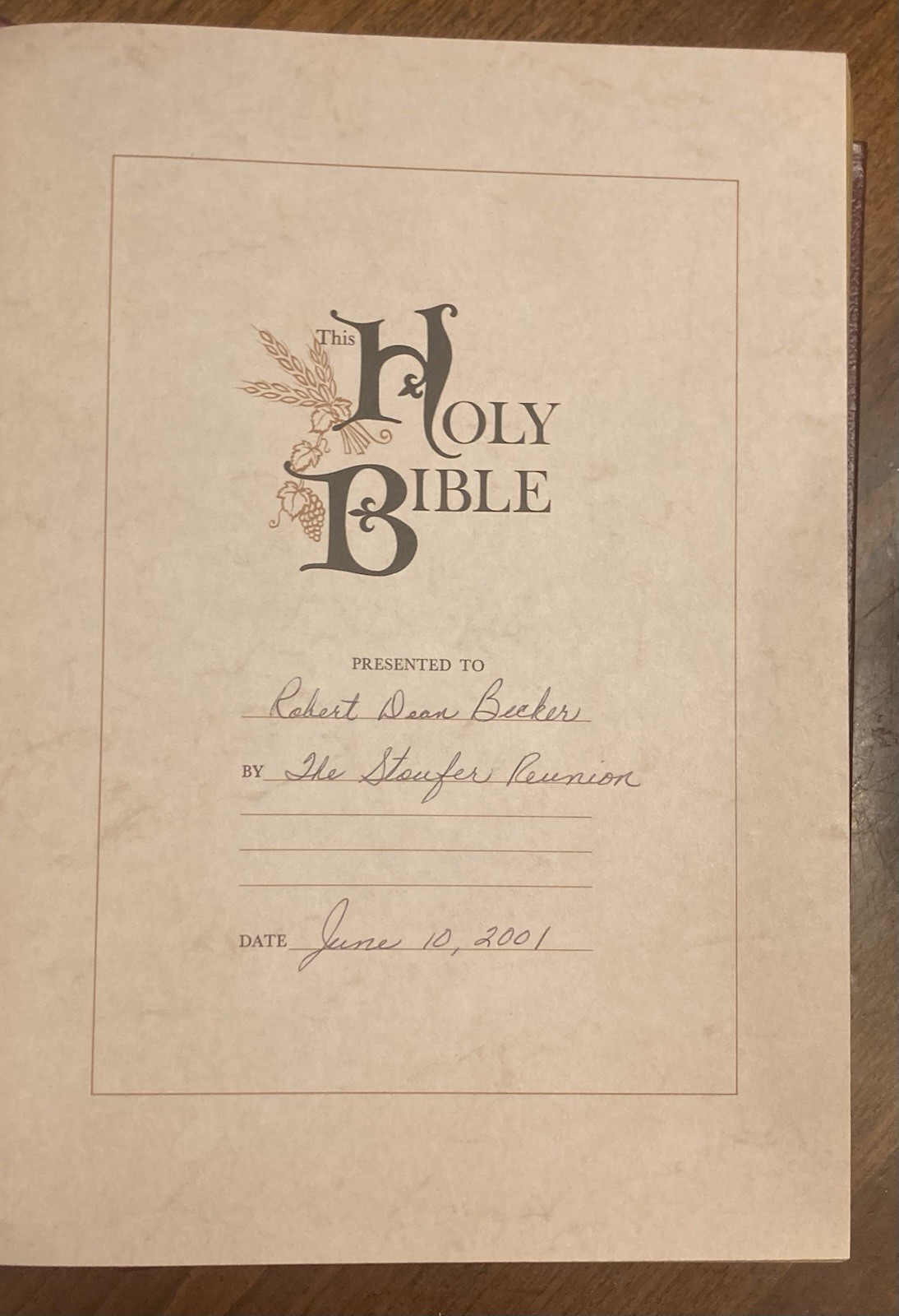 Family Bible by Thomas Nelson Publishing Staff – Bonded Leather