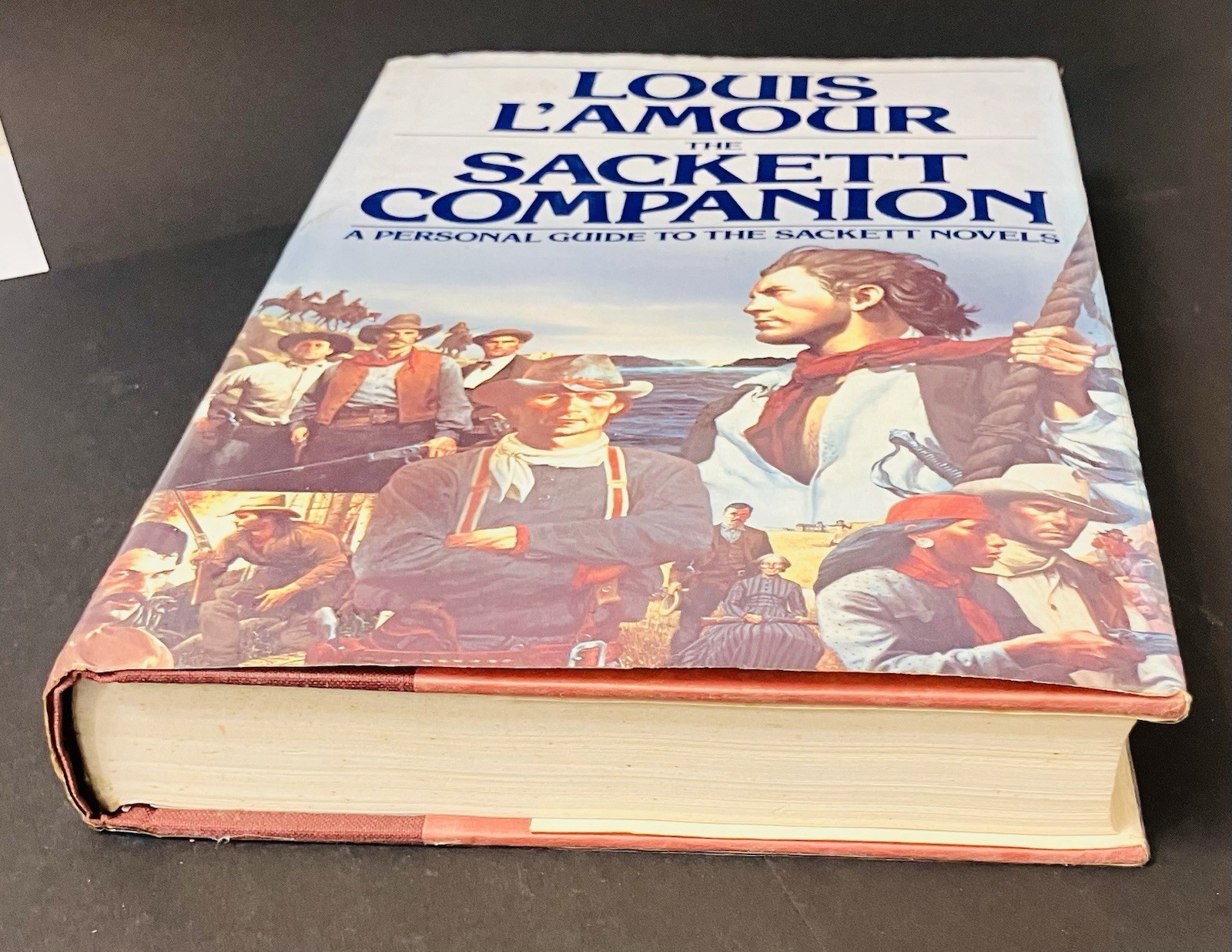 Louis L’Amour The Sackett Companion HC DJ 1988 1st Print Bantam Vintage Western