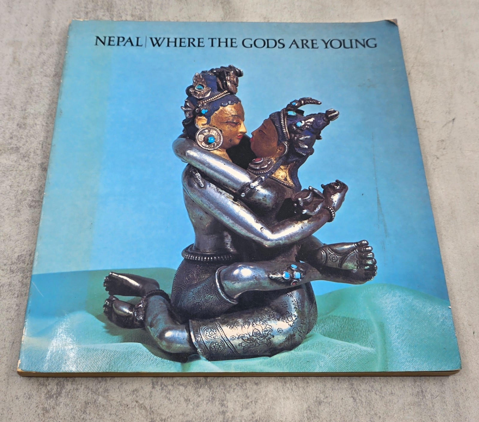 Vintage Asia Society Nepal Where The Gods Are Young Book Pratapaditya Pal 1975