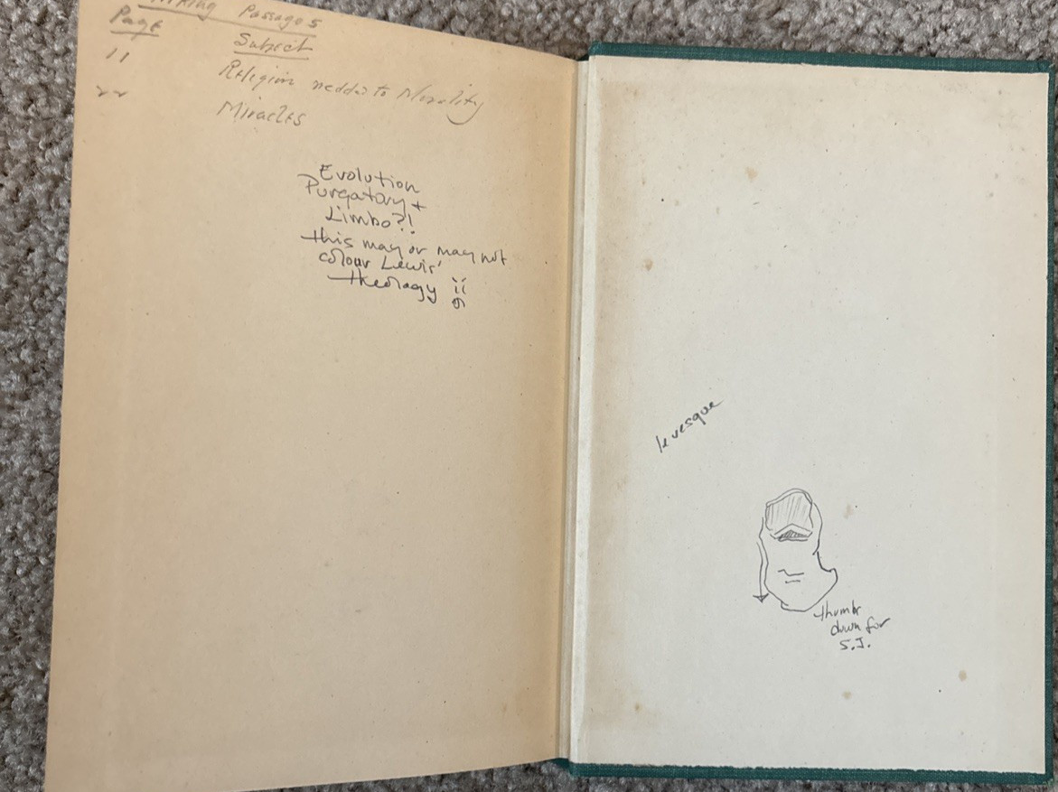The Problem of Pain by C.S. Lewis – The Macmillan Co. 1944 HC