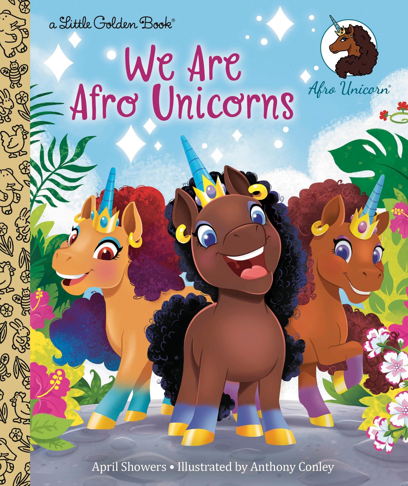 We Are Afro Unicorns (Little Golden Book) – Showers, April|Conley, Anthony -…