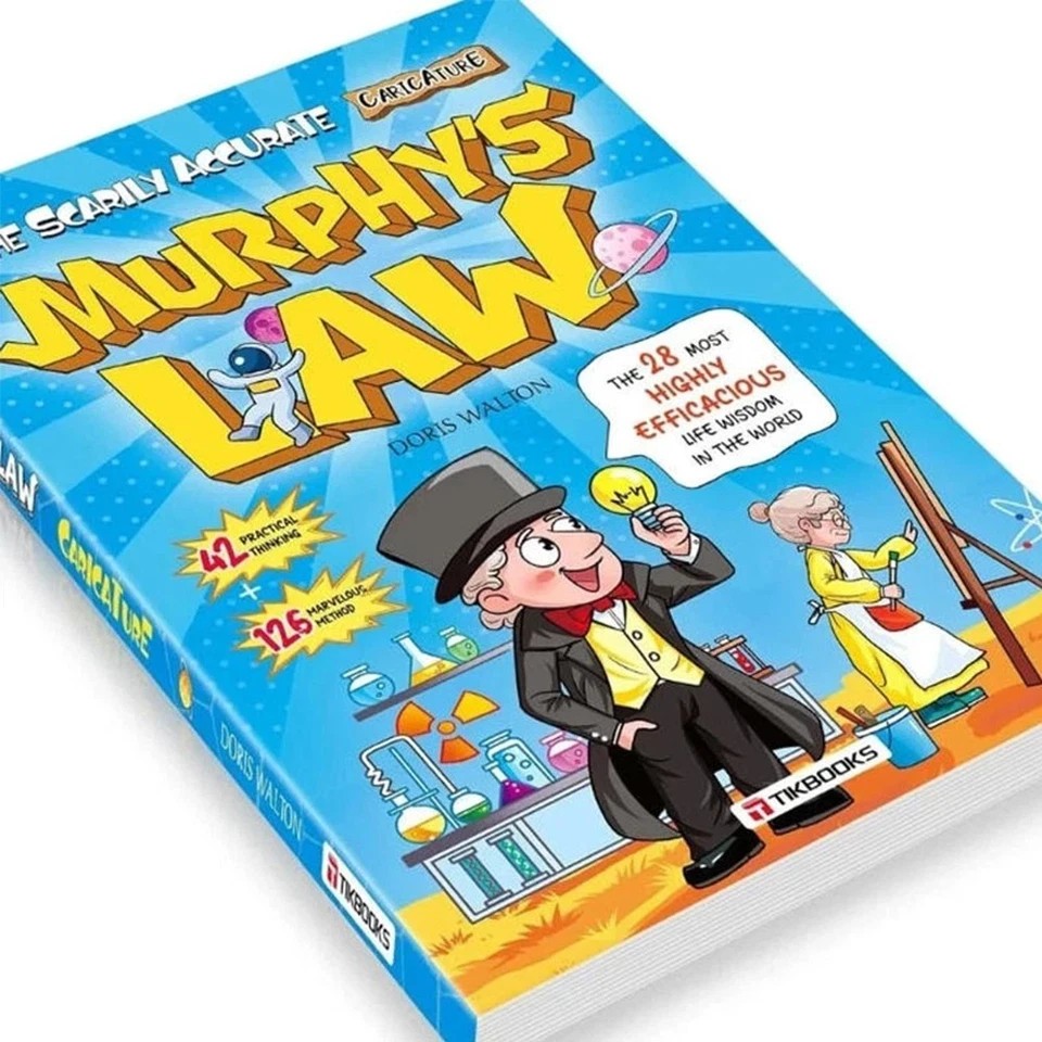 Murphy’s Law Learning Book for Kids 8-12 with 128 Pages Paperback Illustrated TL