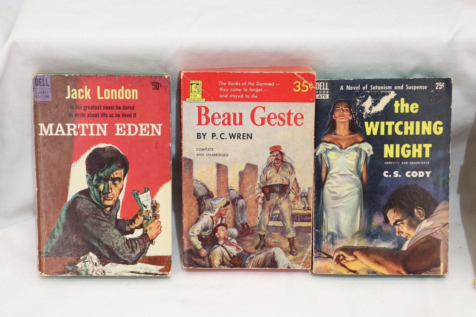 Lot of 10 Vintage Paperbacks, 1950s Copyrights, No Duplicates, B527