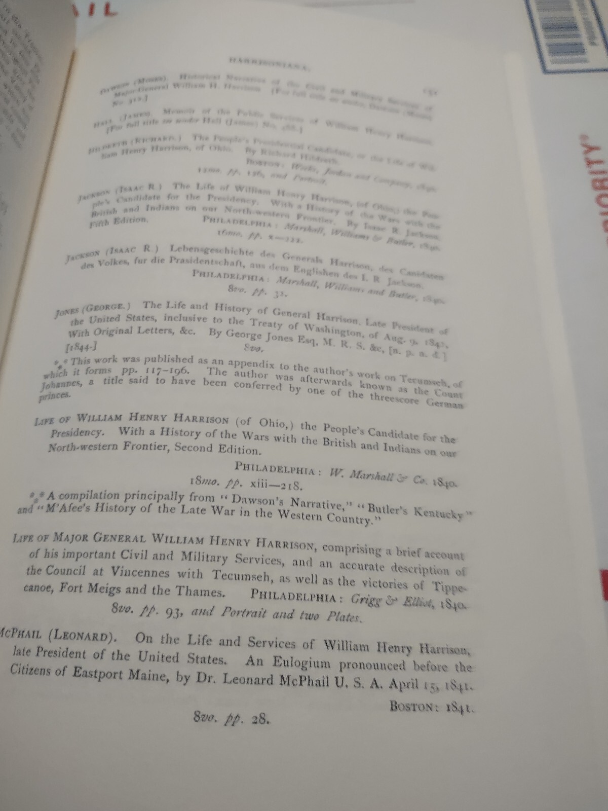 A BIBLIOGRAPHY OF THE STATE OF OHIO BEING A CATALOGUE OF BOOKS AND PAMPHLETS…