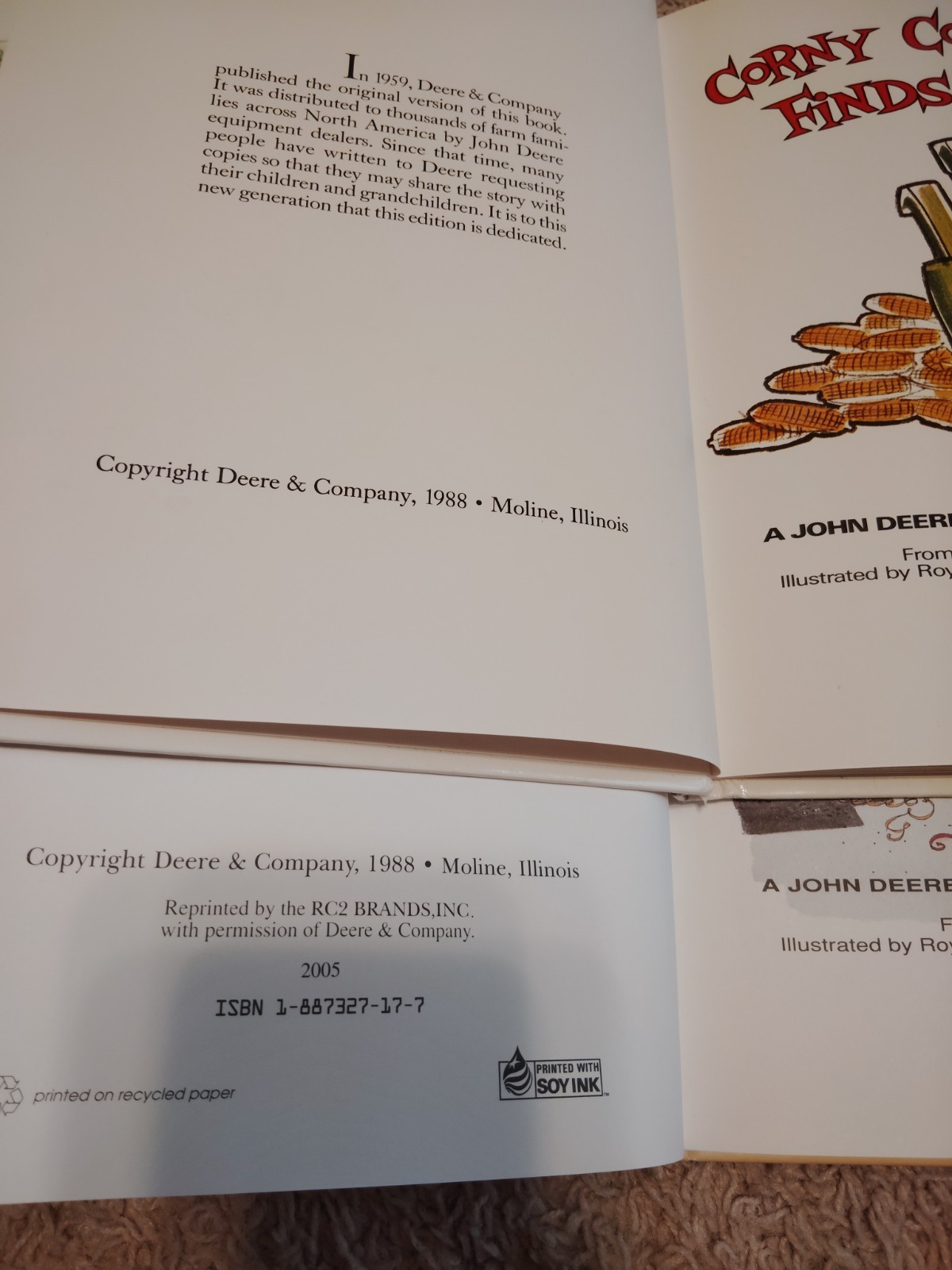 John Deere Centennial Surprise Corny Cornpicker Finds A Home Vintage 1988, 2005