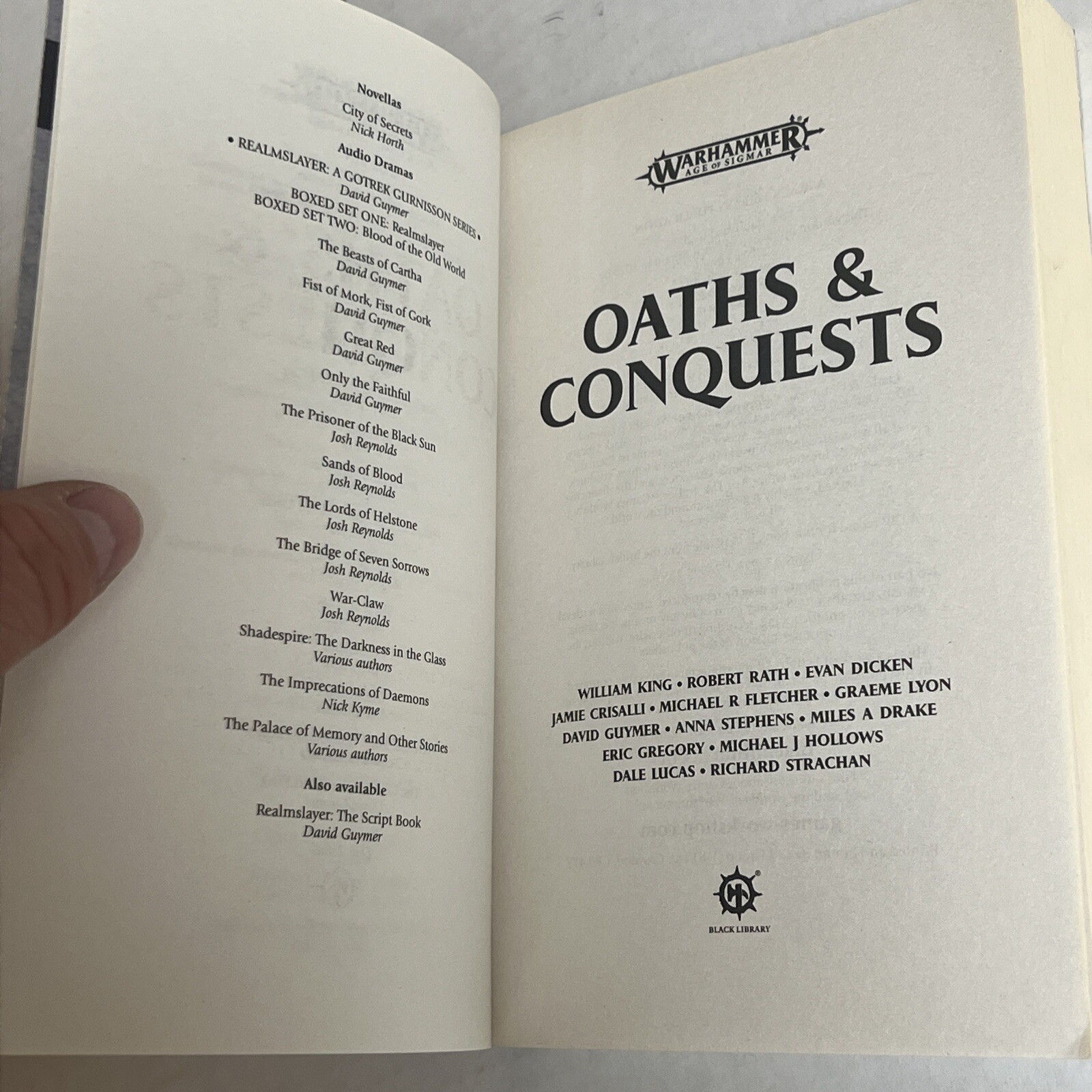 Paperback Warhammer: Age of Sigmar „Oaths & Conquests“, Multiple Authors