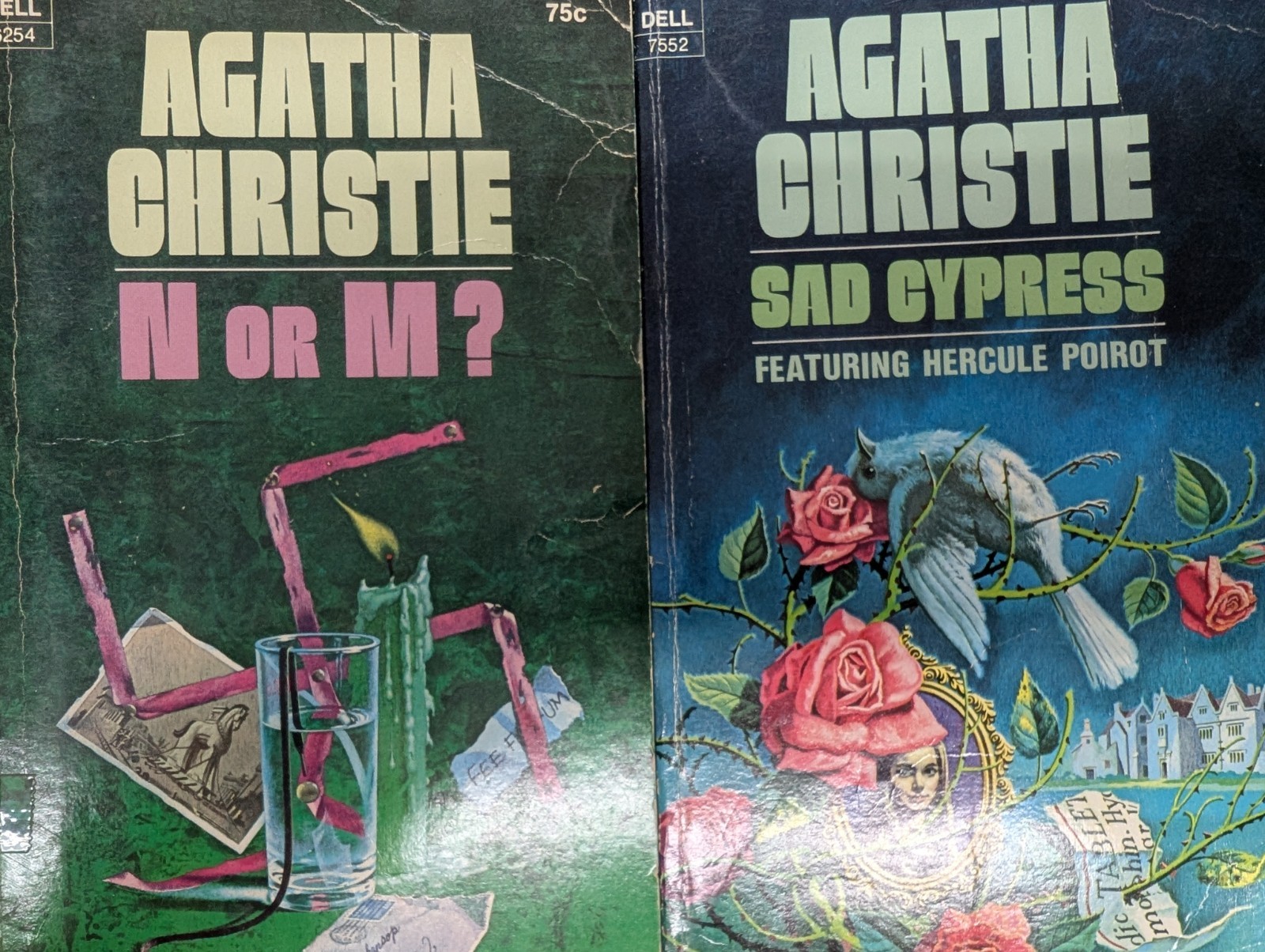 Agatha Christie $0.75 orig price vintage paperbacks 20 titles 1970s PB G 260407