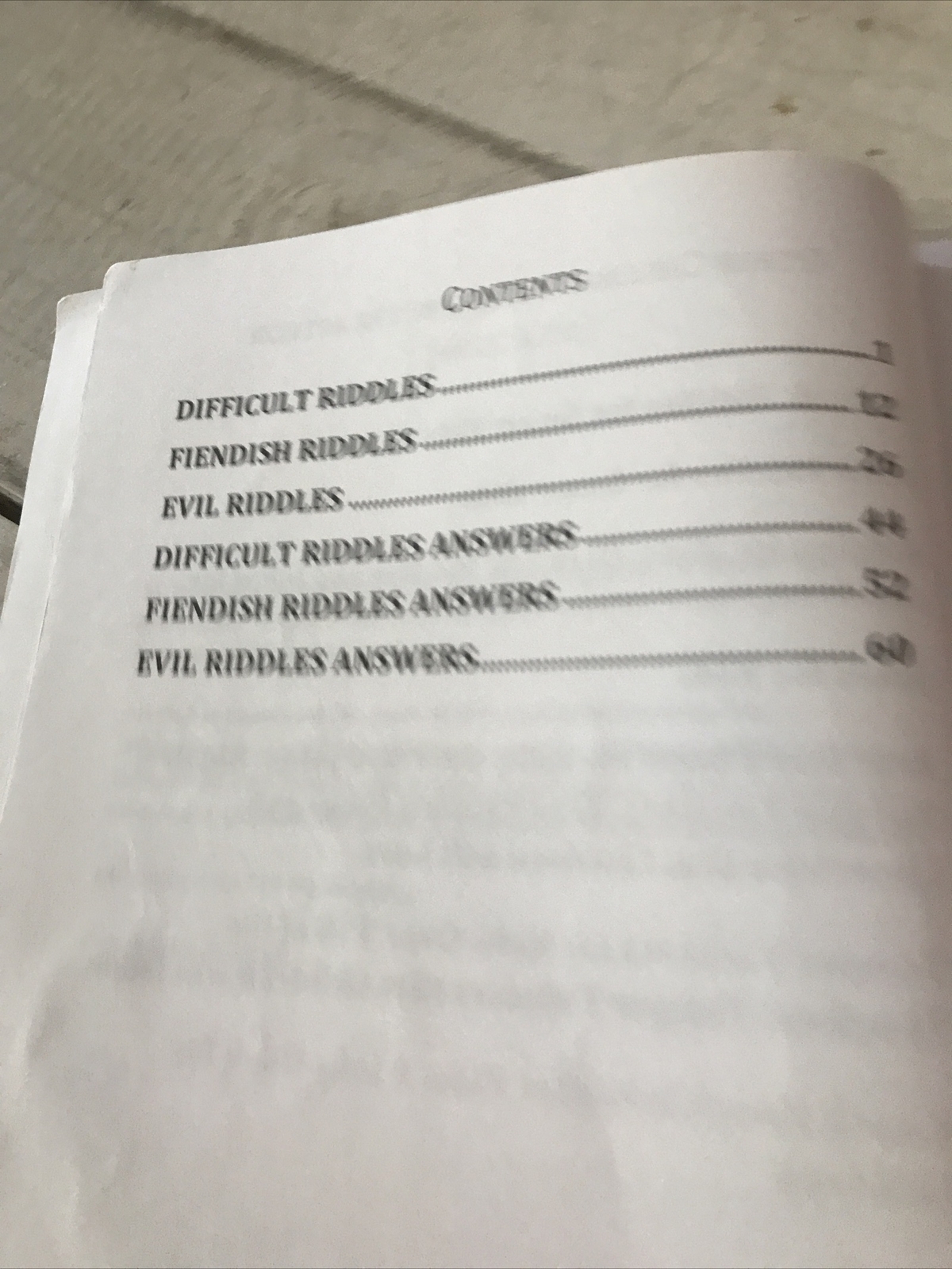 Difficult Riddles for Smart Kids M. Prefontaine Brain Teaser Workbook