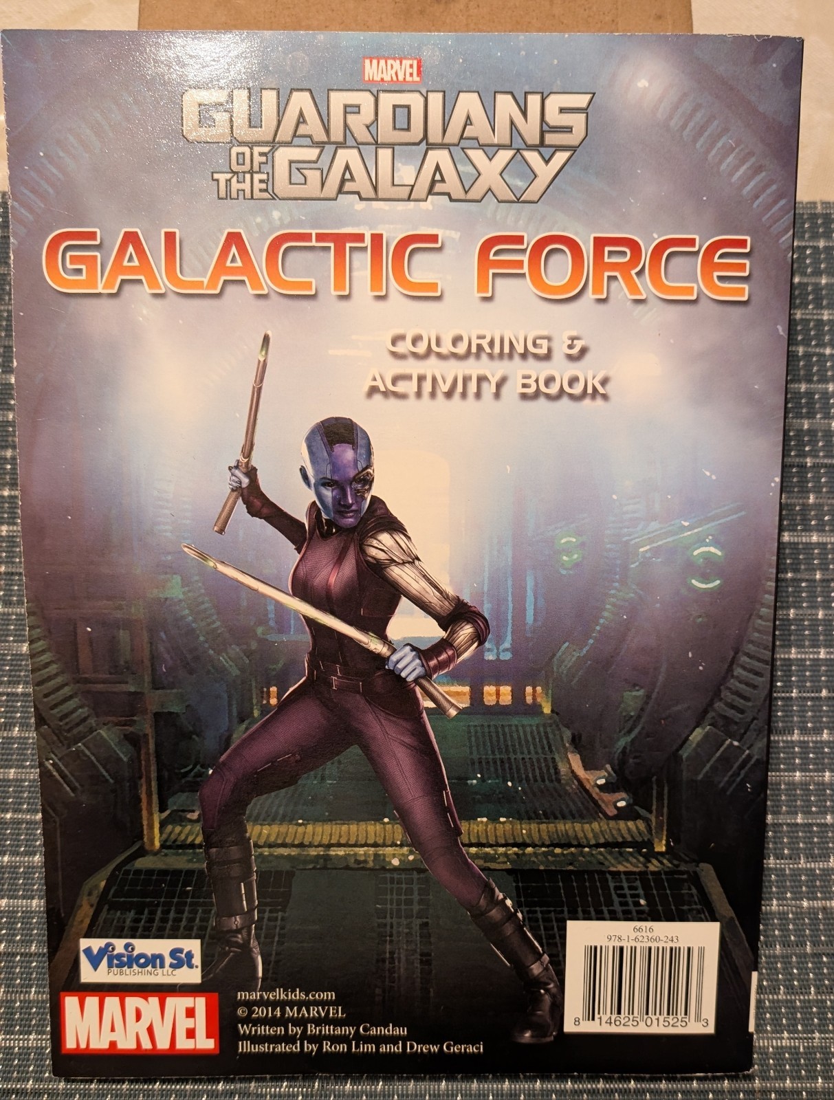 2014 Marvel Guardians of the Galaxy Galactic Force Coloring & Activity Book