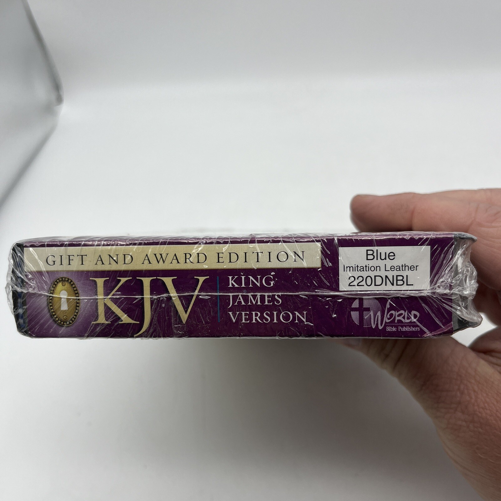 KJV Gift and Award Bible – Imitation Leather By Thomas Nelson Navy With Silver