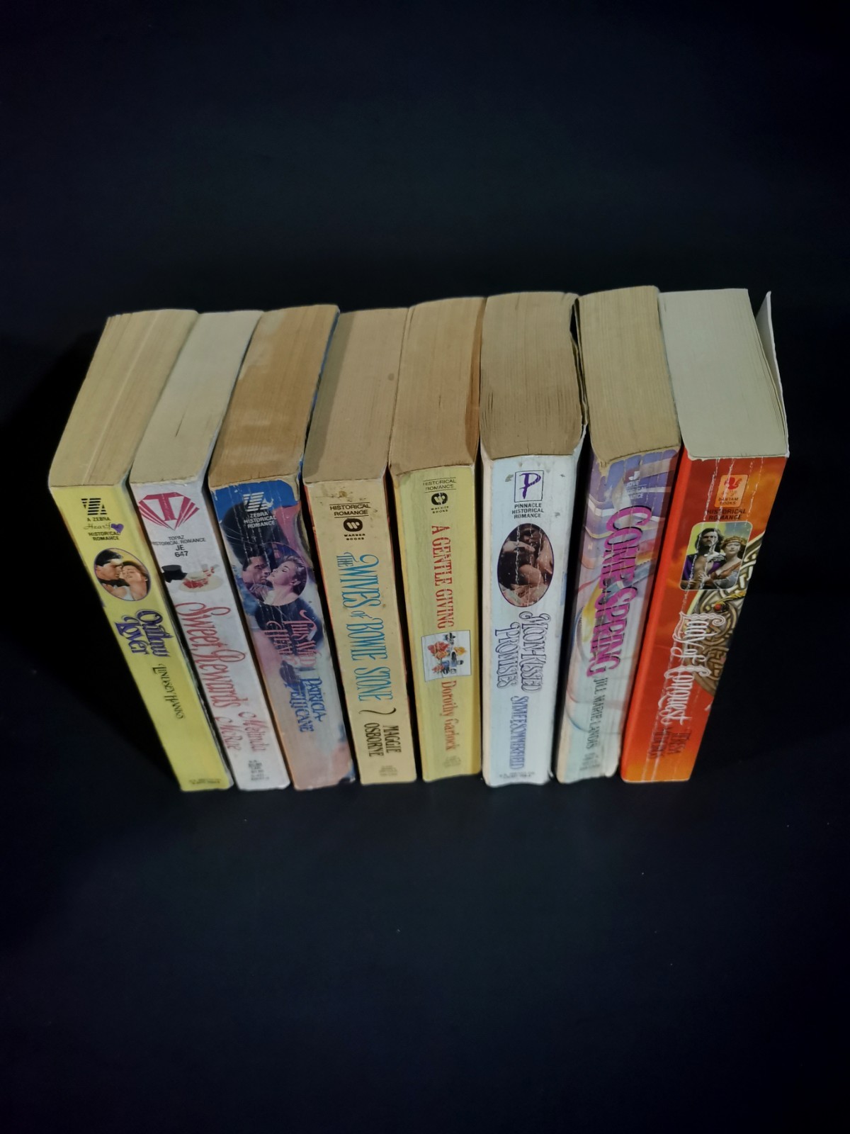 Lot Of 8 Historical Romance Novels 1990’s Vintage Paperback