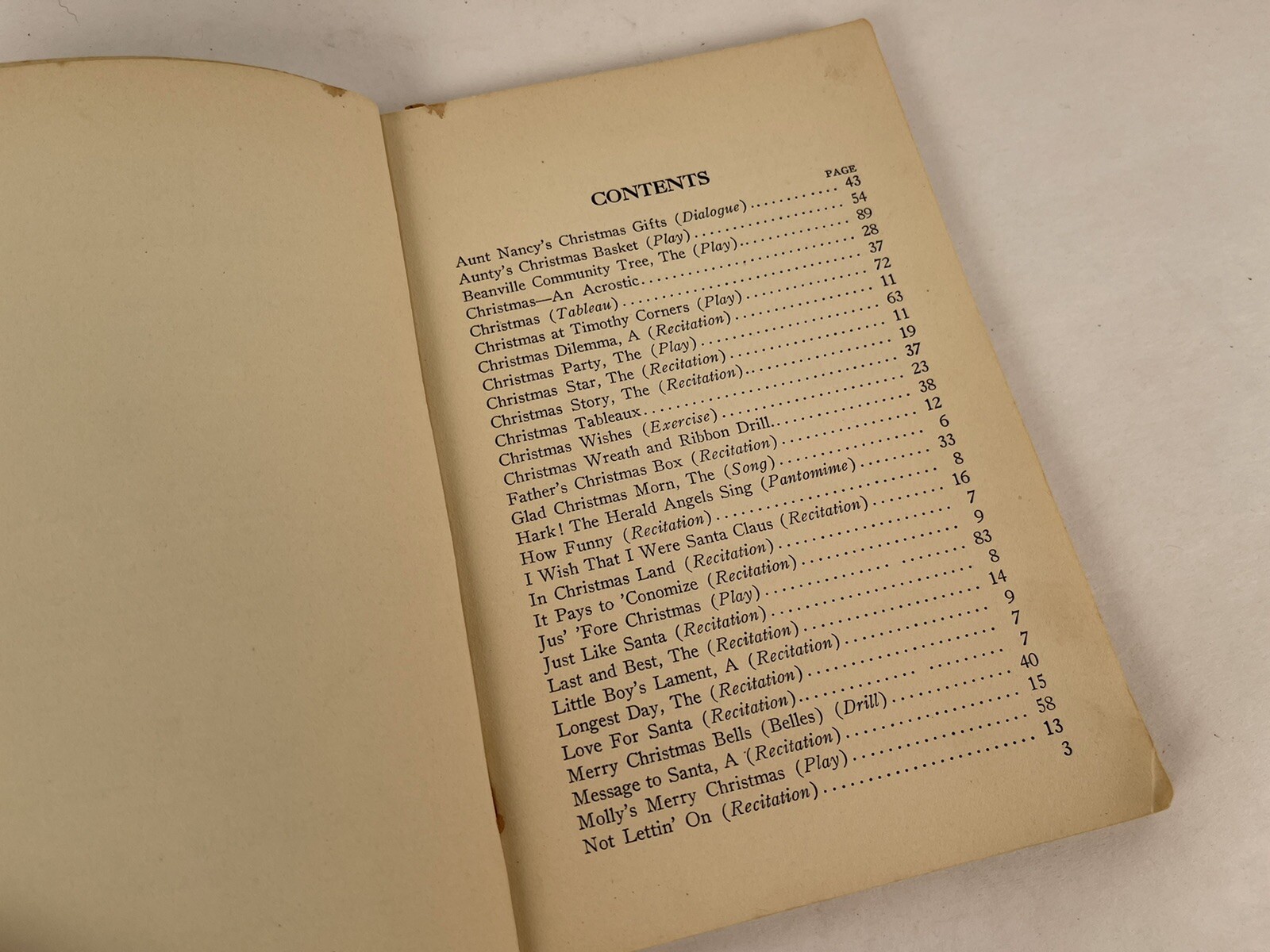 1927, Tip Top Christmas Book The Willis N. Bugbee Co Syracuse, NY PB 104 pgs