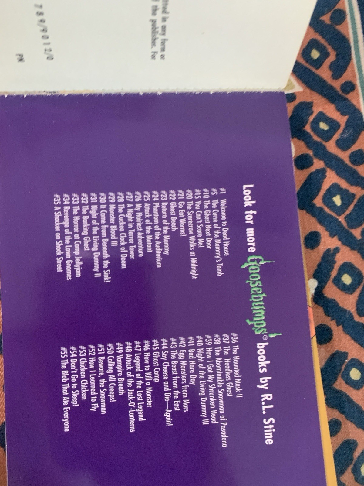 1997 R. L. Stine Goosebumps Postcard Book II (All 30 postcards included)