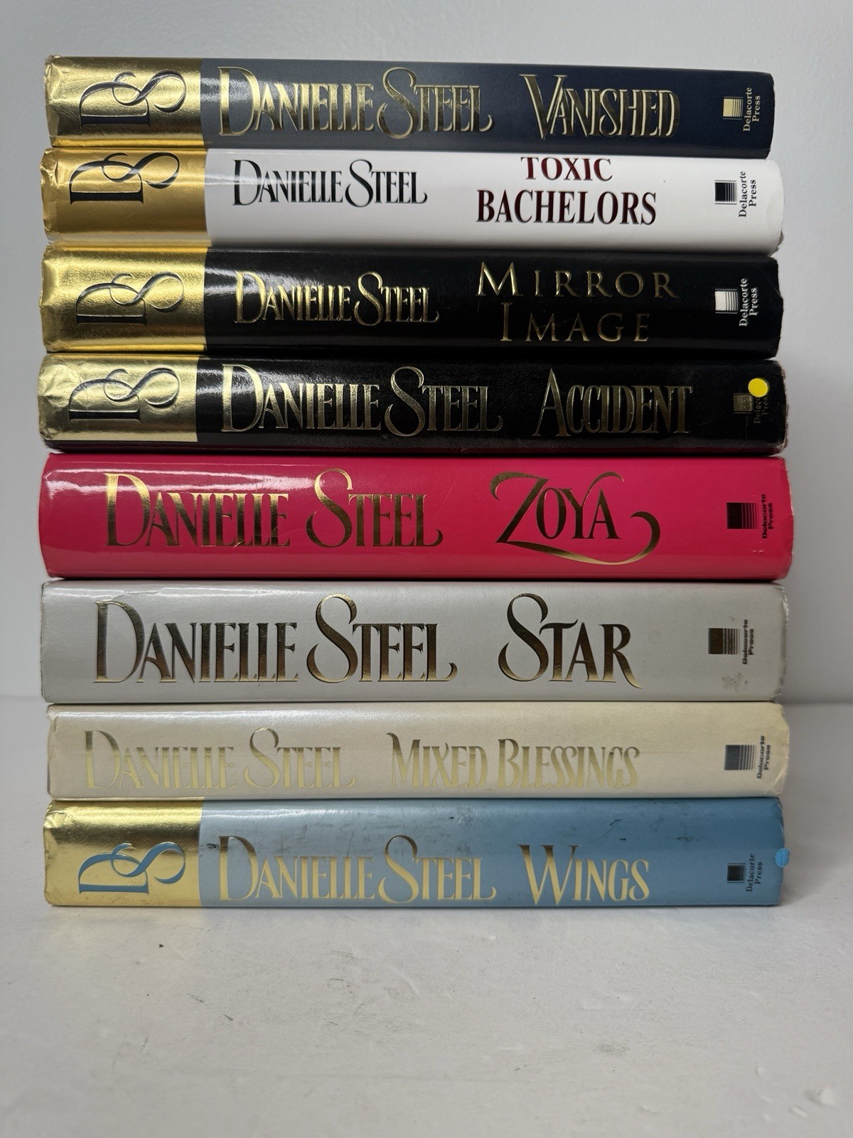 Danielle Steel First Printing Hardcover Books Lot of 8 Novels with Dusk Jacket