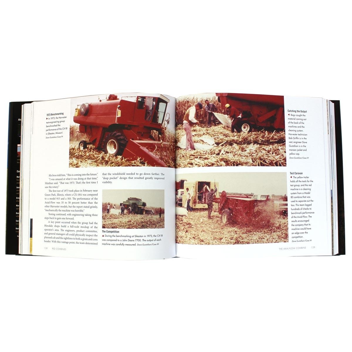 Red Combines 1915-2020 Revised 384 Page Hardbound Book Case IH 9781642340426