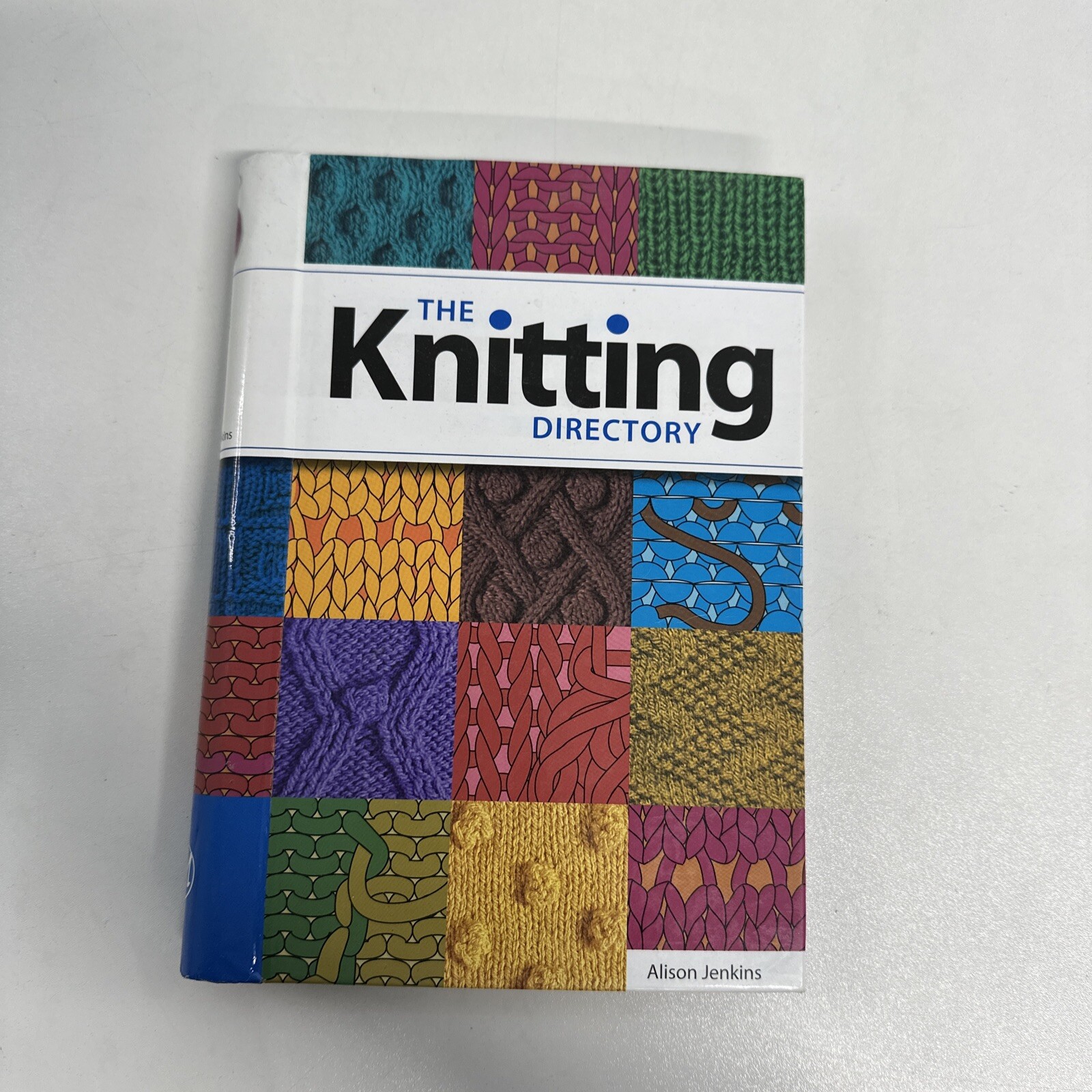 The knitting Directory Alison Jenkins Hardcover with spiral Directory NEW Marks