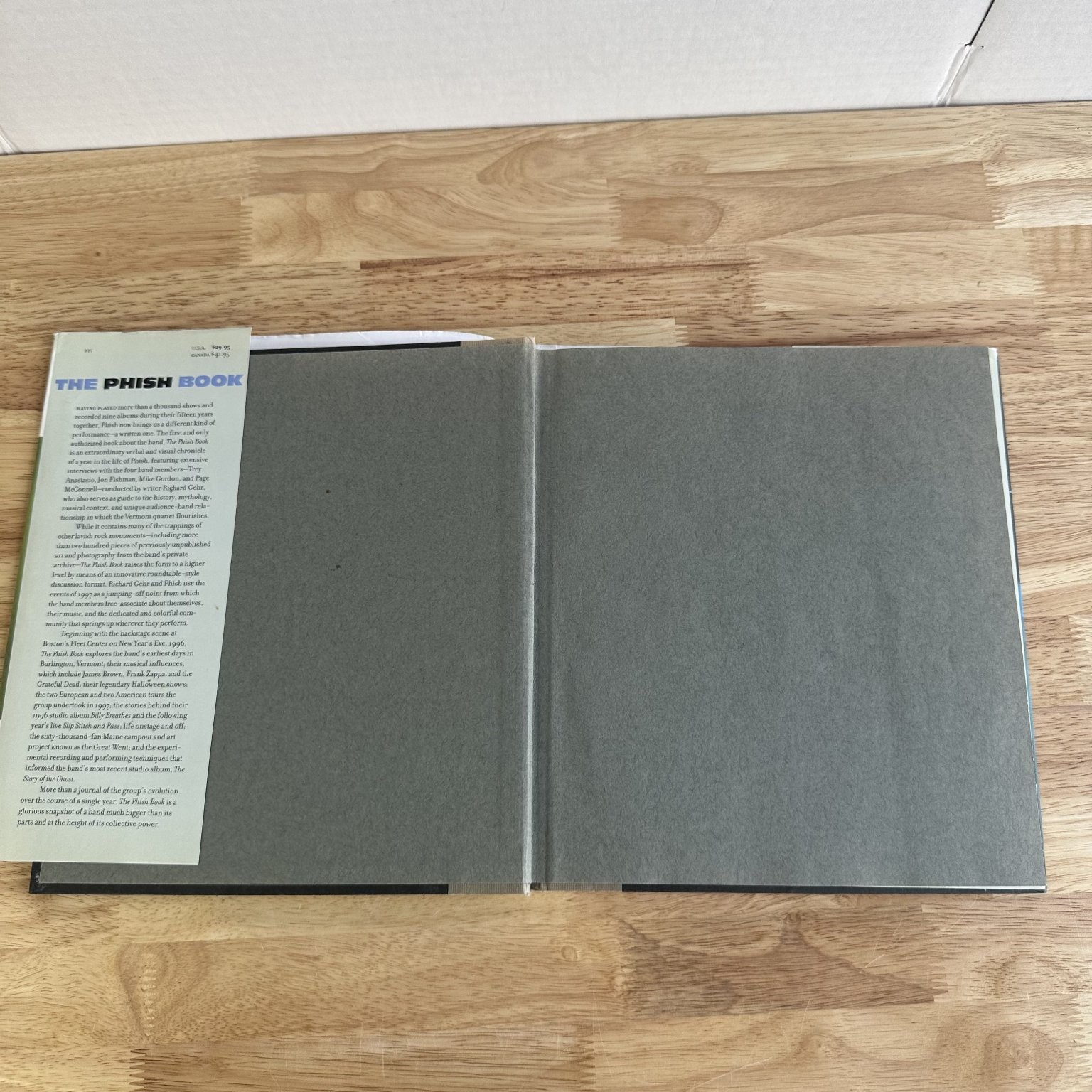 The Phish Book Richard Gehr & Phish 1998 First Edition Music Biography Villard
