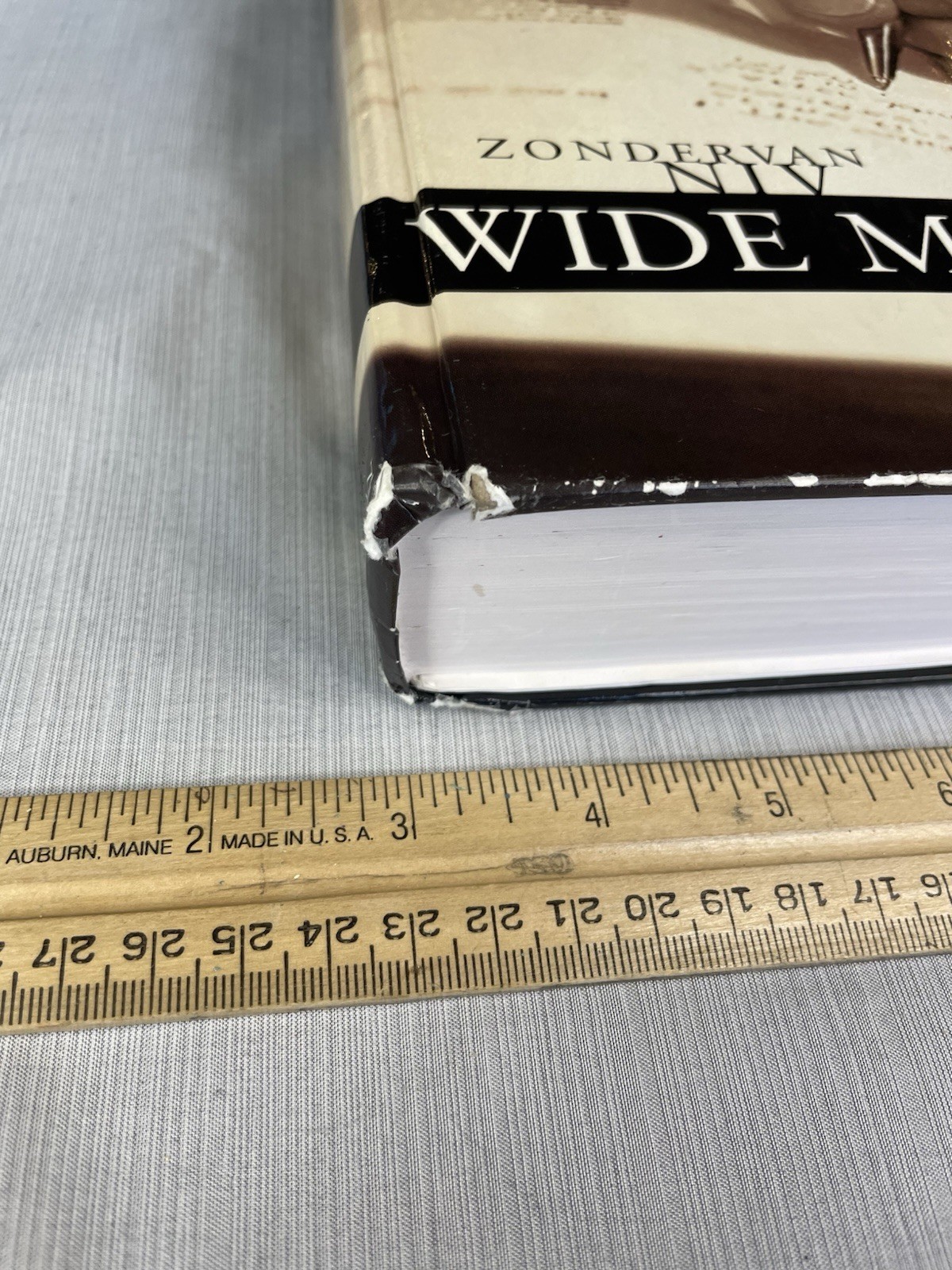 Zondervan NIV Wide Margin Bible by Zondervan Staff (2001, Hardcover) **Good**