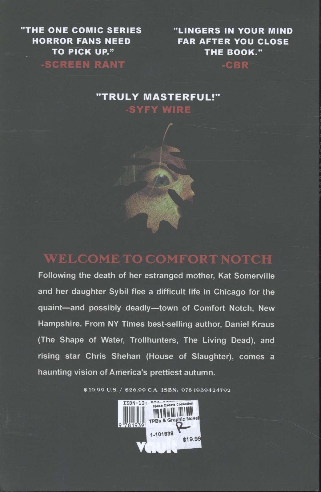 The Autumnal: The Complete Series by Daniel Kraus Pre-Owned #015
