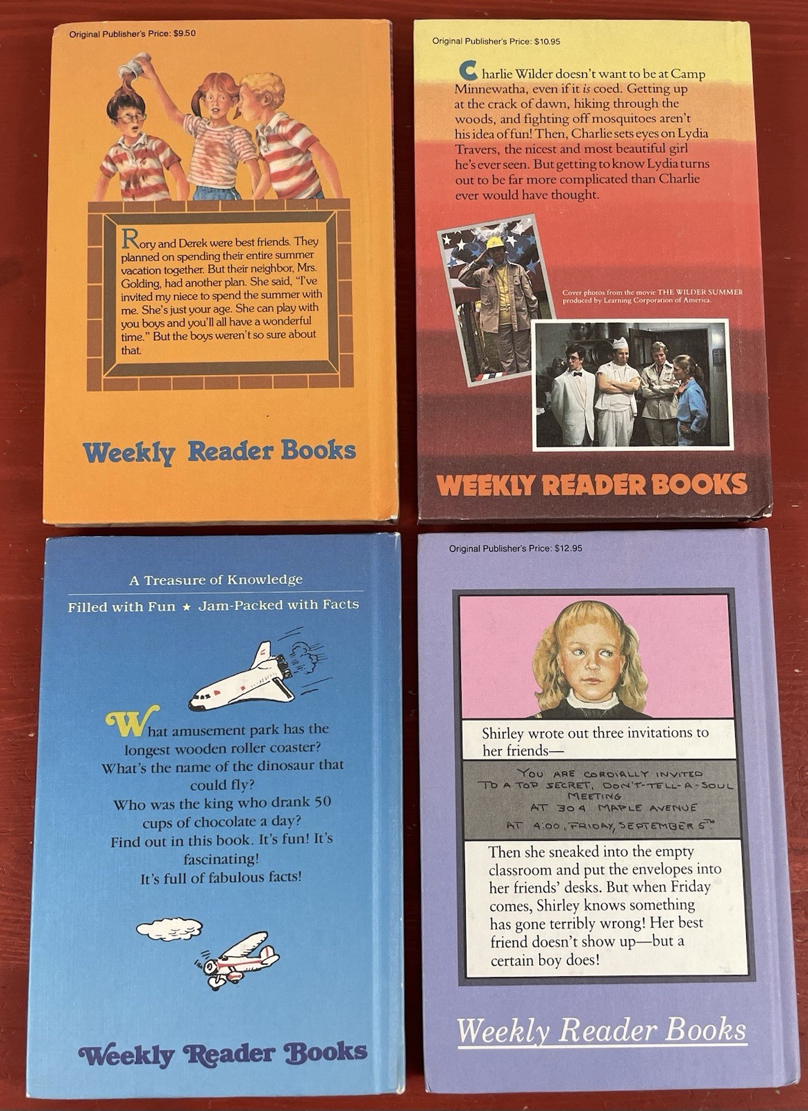 Lot of 11 VTG 1980s Weekly Reader Children’s Book Club Hardcover Books