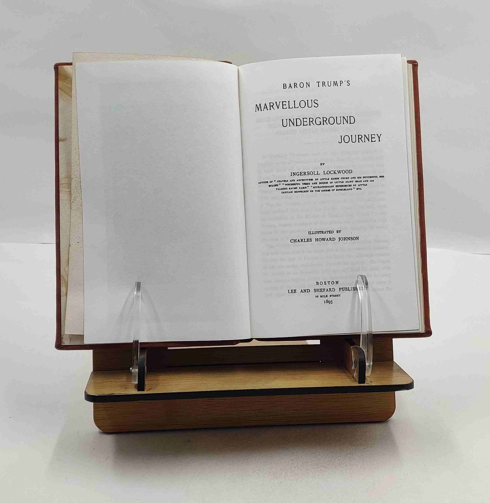 Baron Trump’s marvellous underground journey 1893 [PREMIUM LEATHER BOUND]