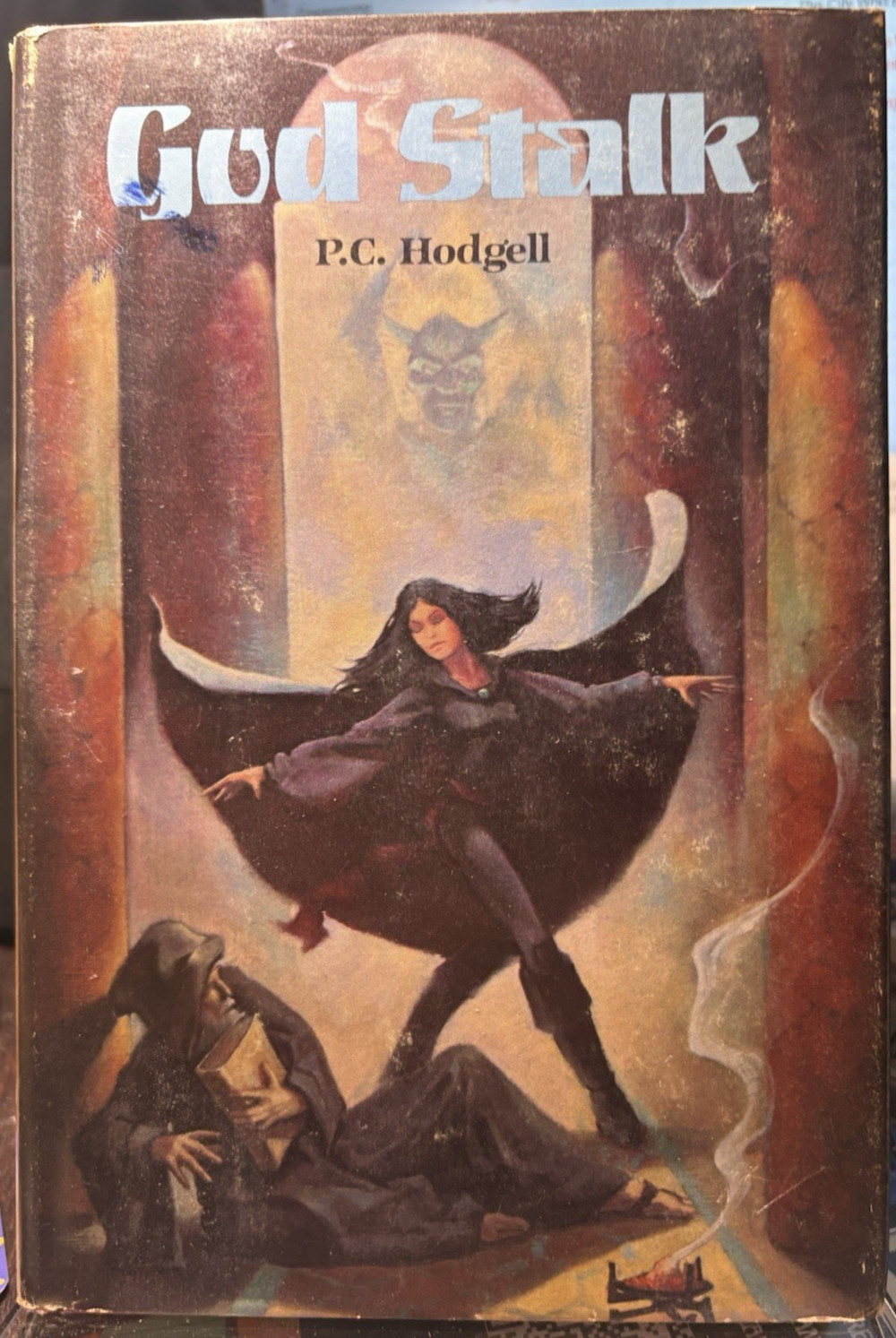 God Stalk by P.C. Hodgell, 1982 Hardcover With Dust Jacket Book club GOOD