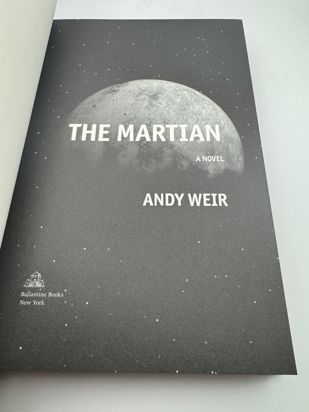 Andy Weir SIGNED BOOK The Martian DELUXE EDITION Hardcover ~ IN HAND!