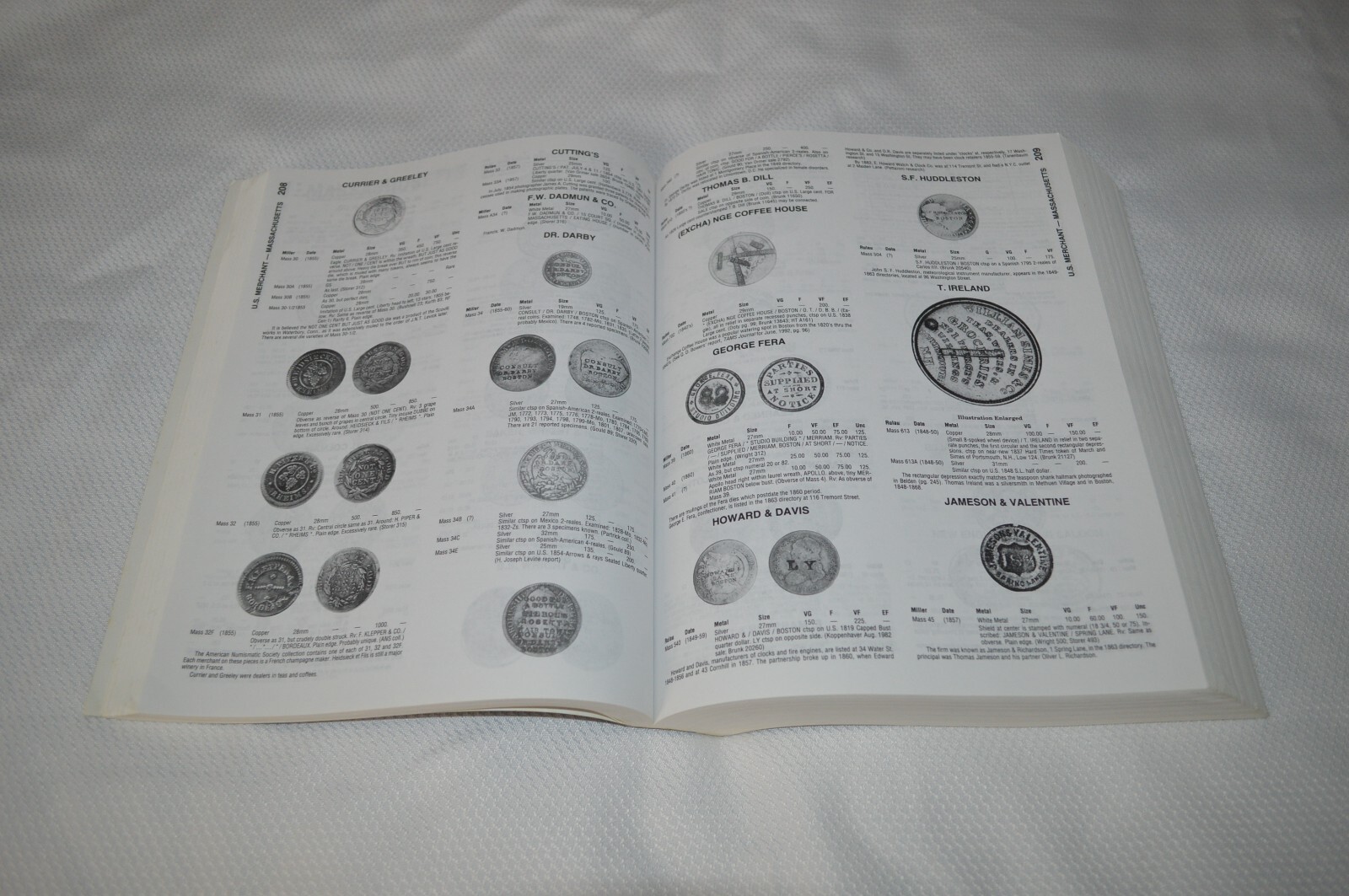 STANDARD CATALOG OF UNITED STATES TOKENS 1700-1900 ~ 2ND EDITION ~ RULAU ~ B1