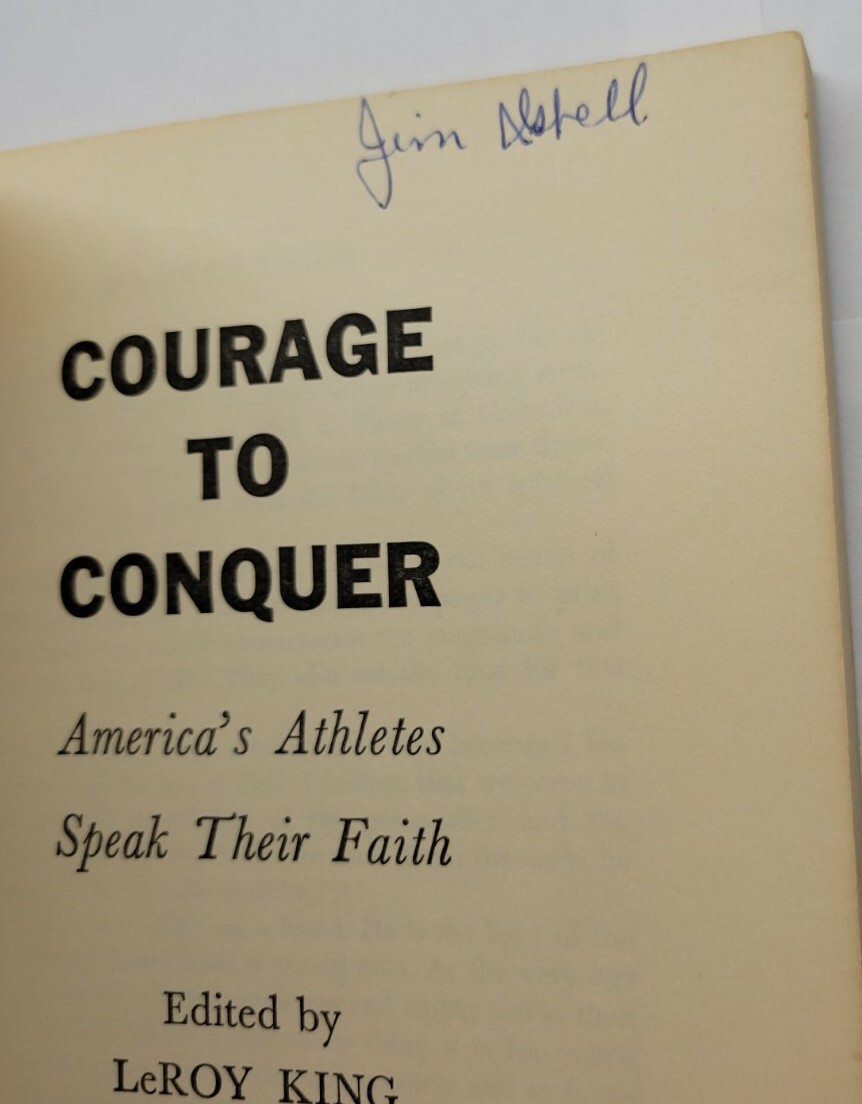 Courage to Conquer America’s Athletes Speak Their Faith 1966 Paperback