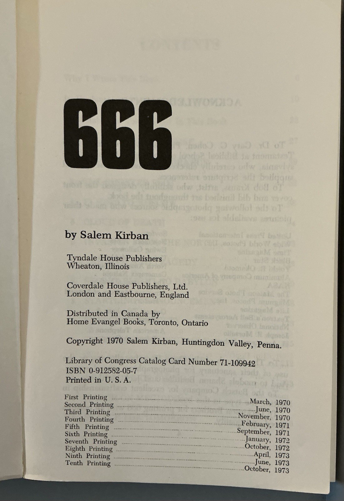 666 by Salem Kirban